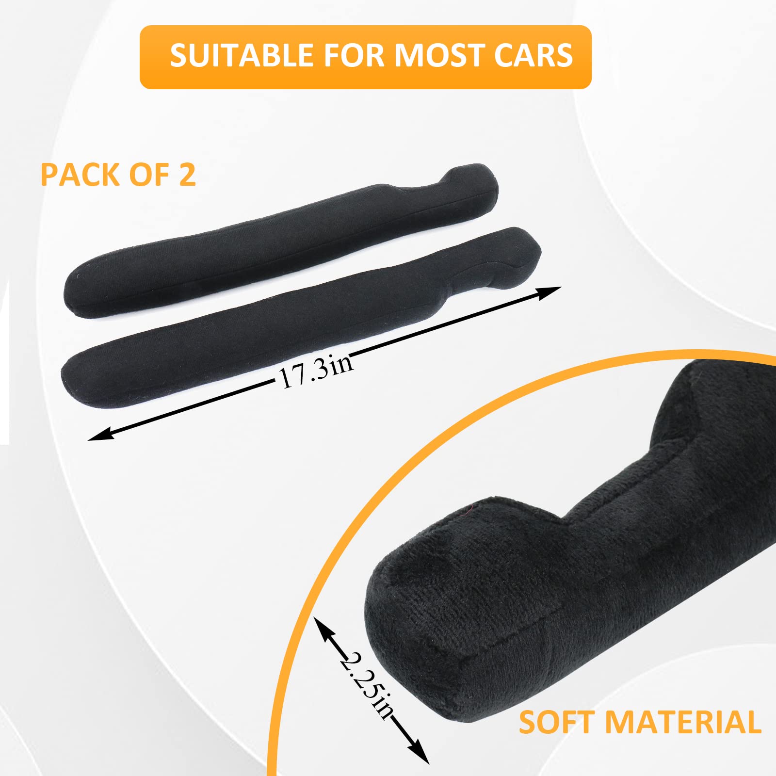 Ylxgt Car Seat Gap Filler Universal For Car Suv Truck Fit Organizer Fill The Gap Between Seat And Console Stop Things From Dropping Black 4Pcs