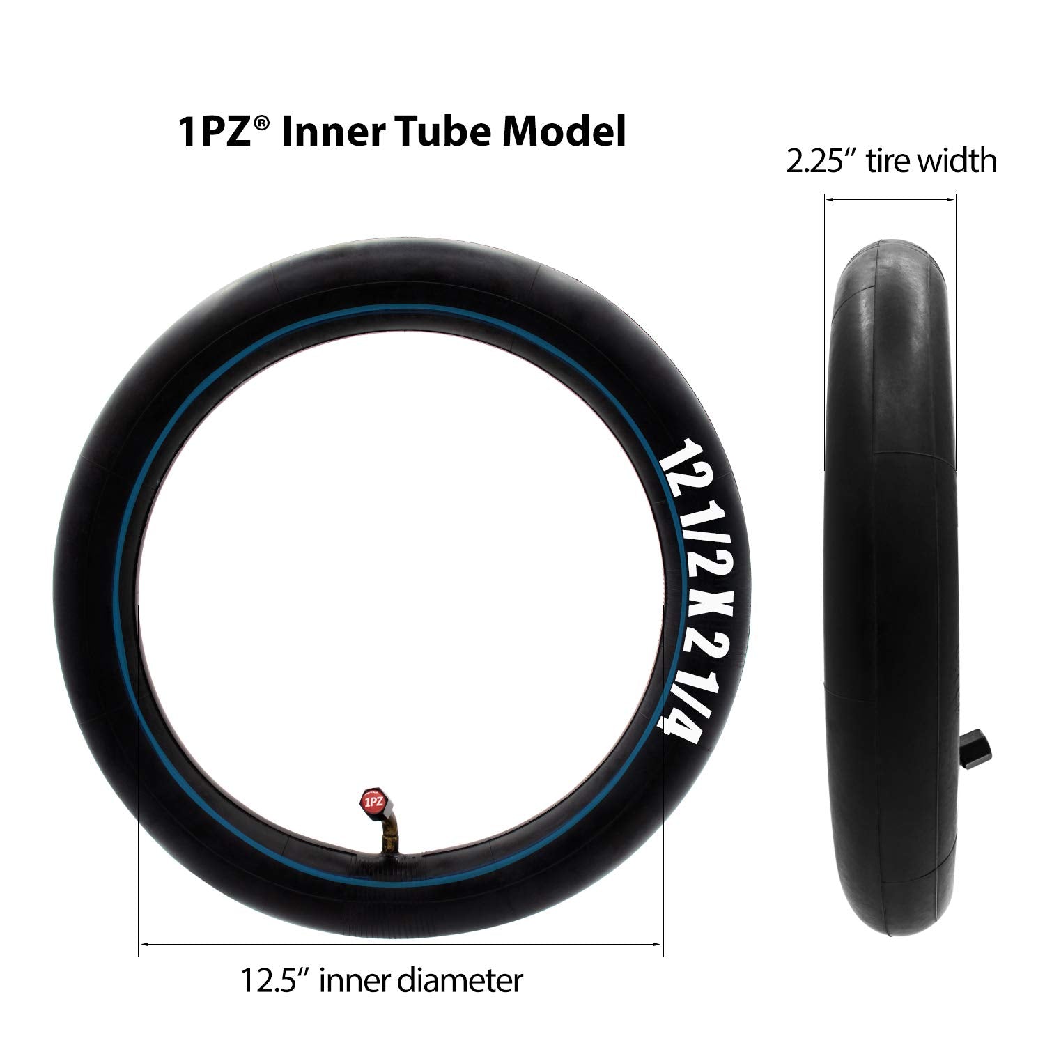 1Pz T18-X02 12 1/2''X2 1/4'' (12.5X2.25) Inner Tube For Razor Pocket Mod Bella Chrissy Hannah Montana Electric Scooters Razor Mx
