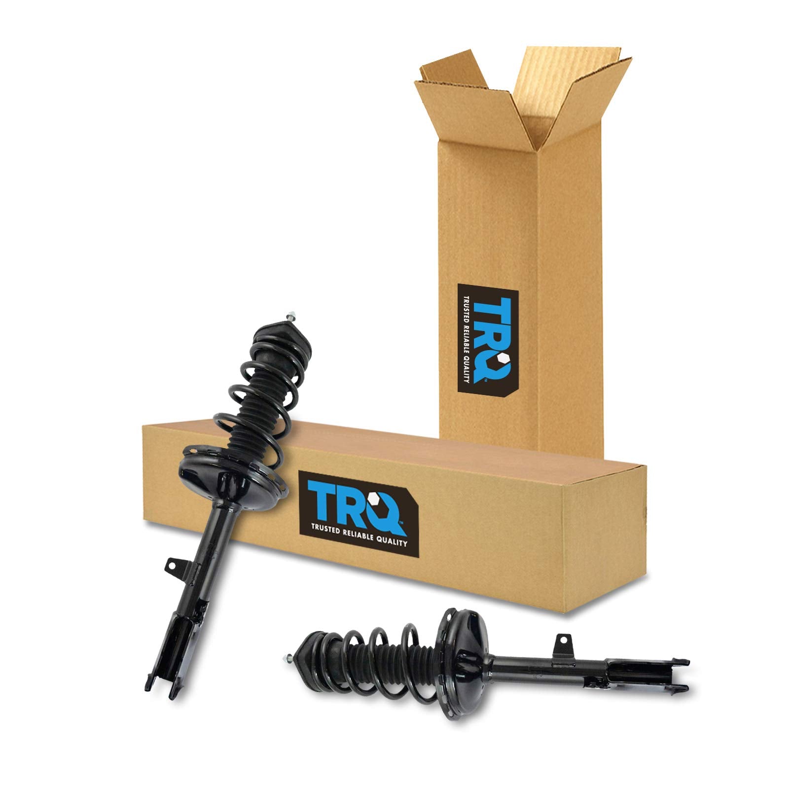 Trq Rear Strut & Coil Spring Assembly Set Driver & Passenger Sides Compatible With 04-06 Lexus Rx330 07 Rx350 04-07 Toyota Highl