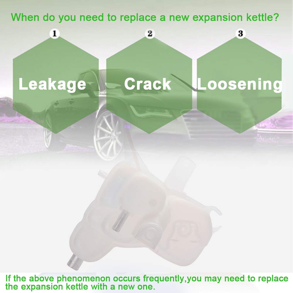 SCITOO YL8Z8100AA Coolant Reservoir Bottle Coolant Overflow Tank Fits for 2001-2012 For Ford Escape 2001-2006 For Mazda Tribute