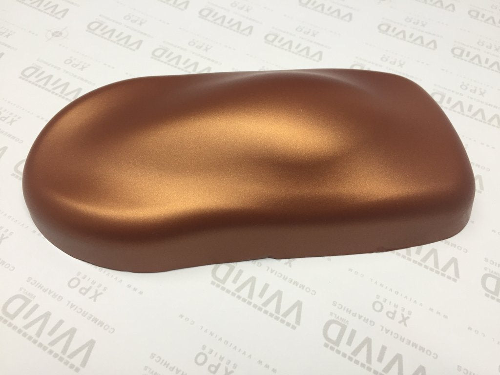 Vvivid+ Premium Vinyl Wrap Film (25Ft X 5Ft, Matte Metallic Copper)