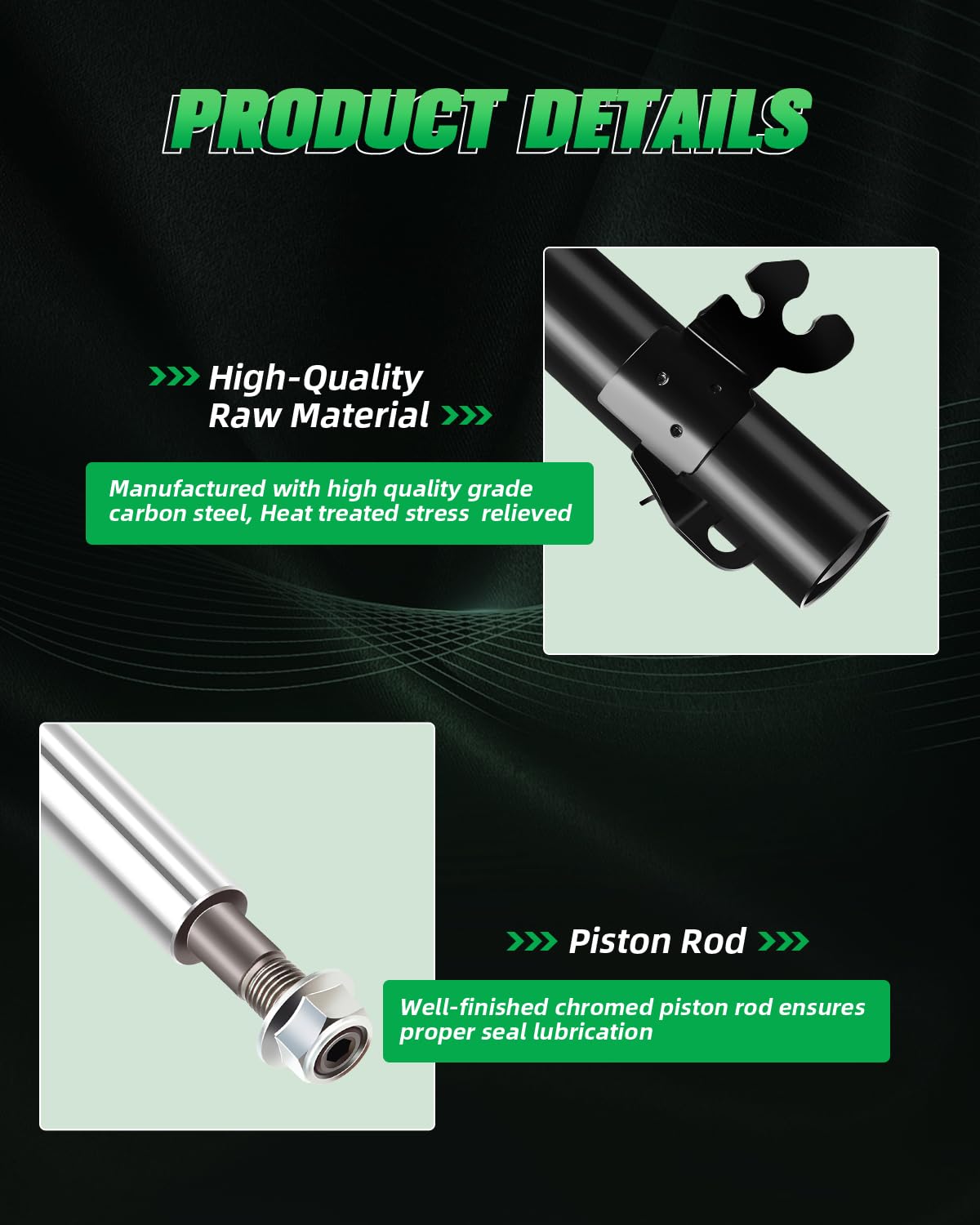 Scitoo - Front Rear Shock Absorber For Mini Fits 2002-2006 For Mini Cooper Shocks 334622 334621 341924 Struts - 4Pc Set