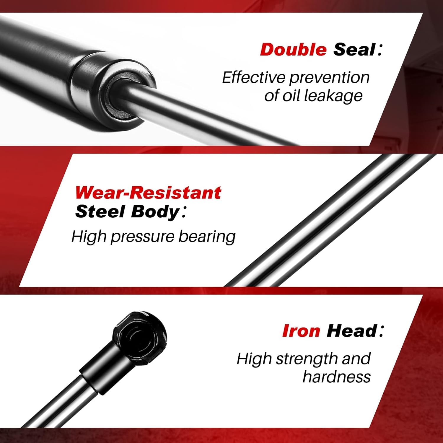Iaqwe 28 Inch 30Lb/133N Gas Struts Lift Support For Tonneau Cover Boat Motor Hatch Basement Floor Door Truck Bed Outdoor Bench C