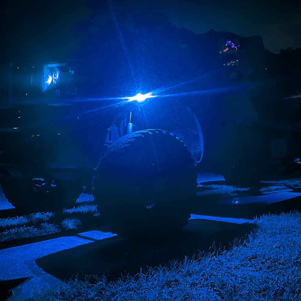 Sunpie 12 Pods Blue Rock Lights Kits For Off Road Truck Car Atv Suv Motorcycle Under Body Glow Light Lamp Trail Fender Lighting,