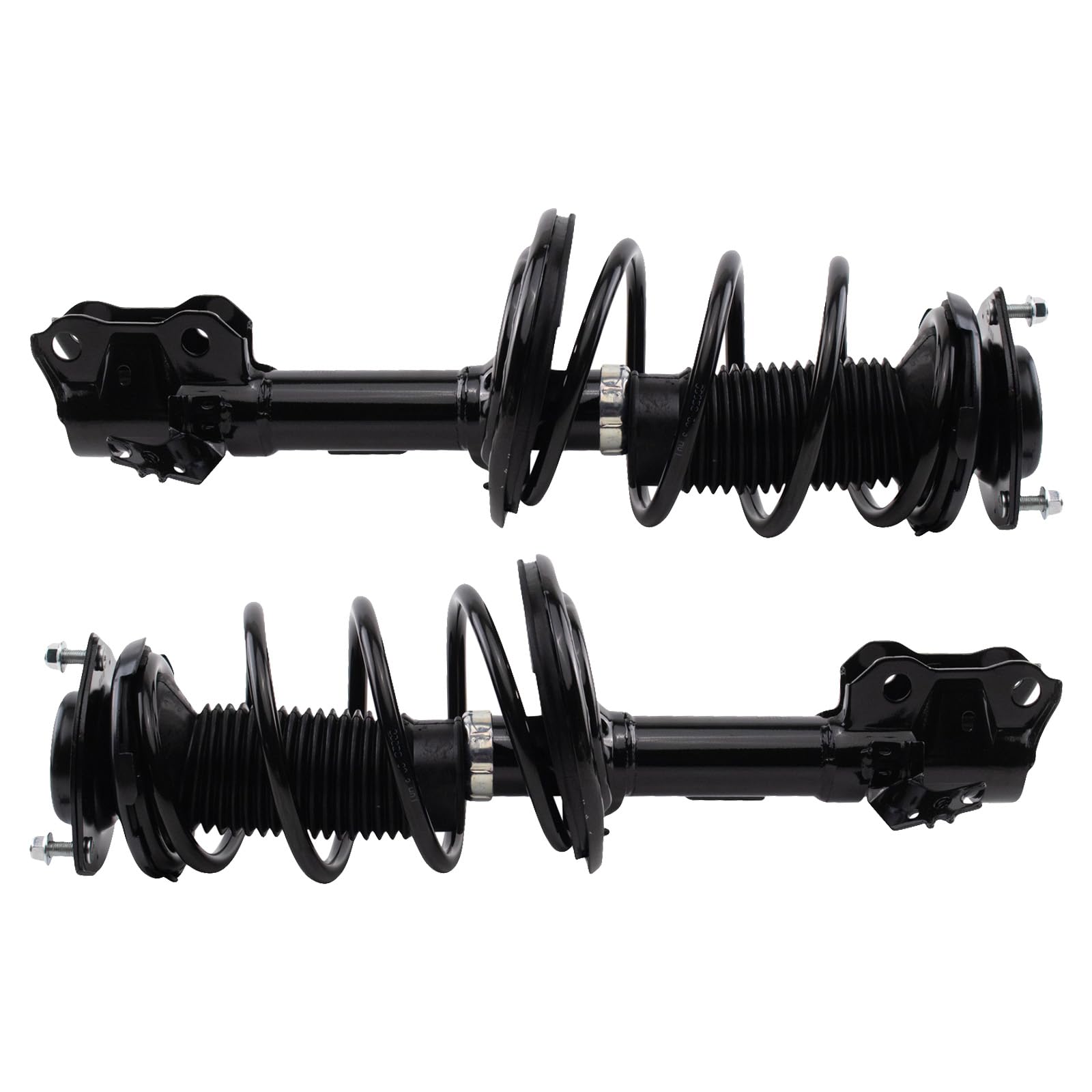 Trq Front Strut & Coil Spring Assembly Set Driver & Passenger Sides Compatible With 13-18 Lexus Es300H Es350