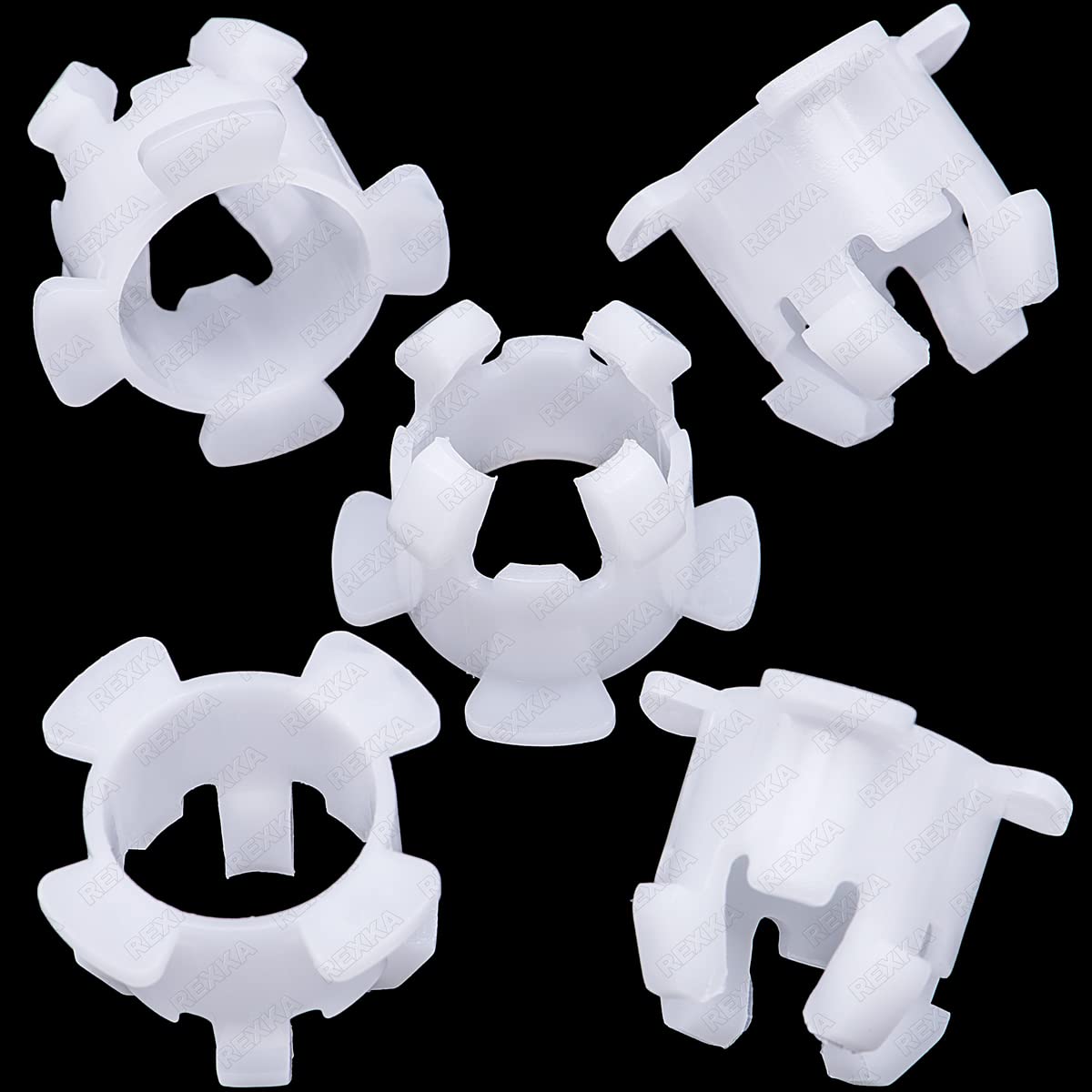 Rexka 5Pcs F-150 Clutch Pedal Shaft Bushing E69Z-7526-A For Ford F150 E69Z7526A F-150 F-250 F-350 Ranger Pickup Bronco