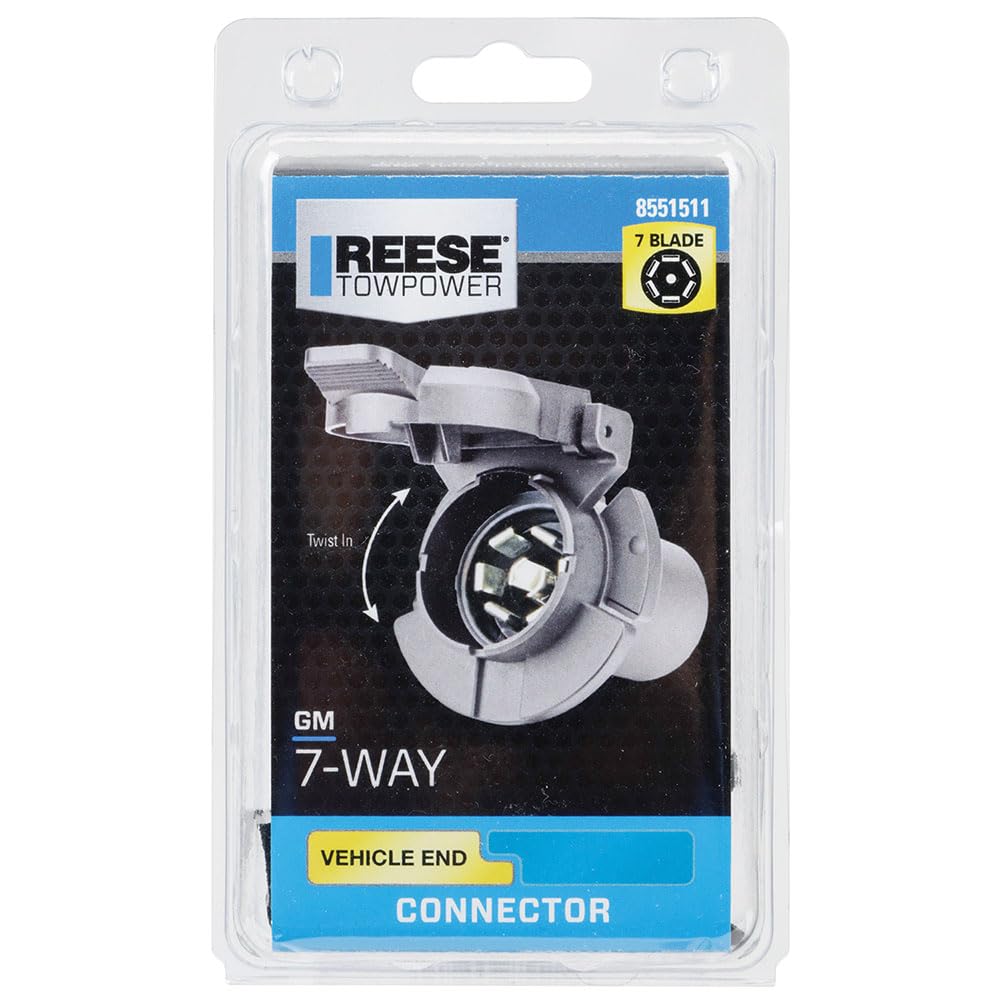 Reese Towpower 8551511 Professional Series 7-Way Twist In Connector (For Gm Vehicles)