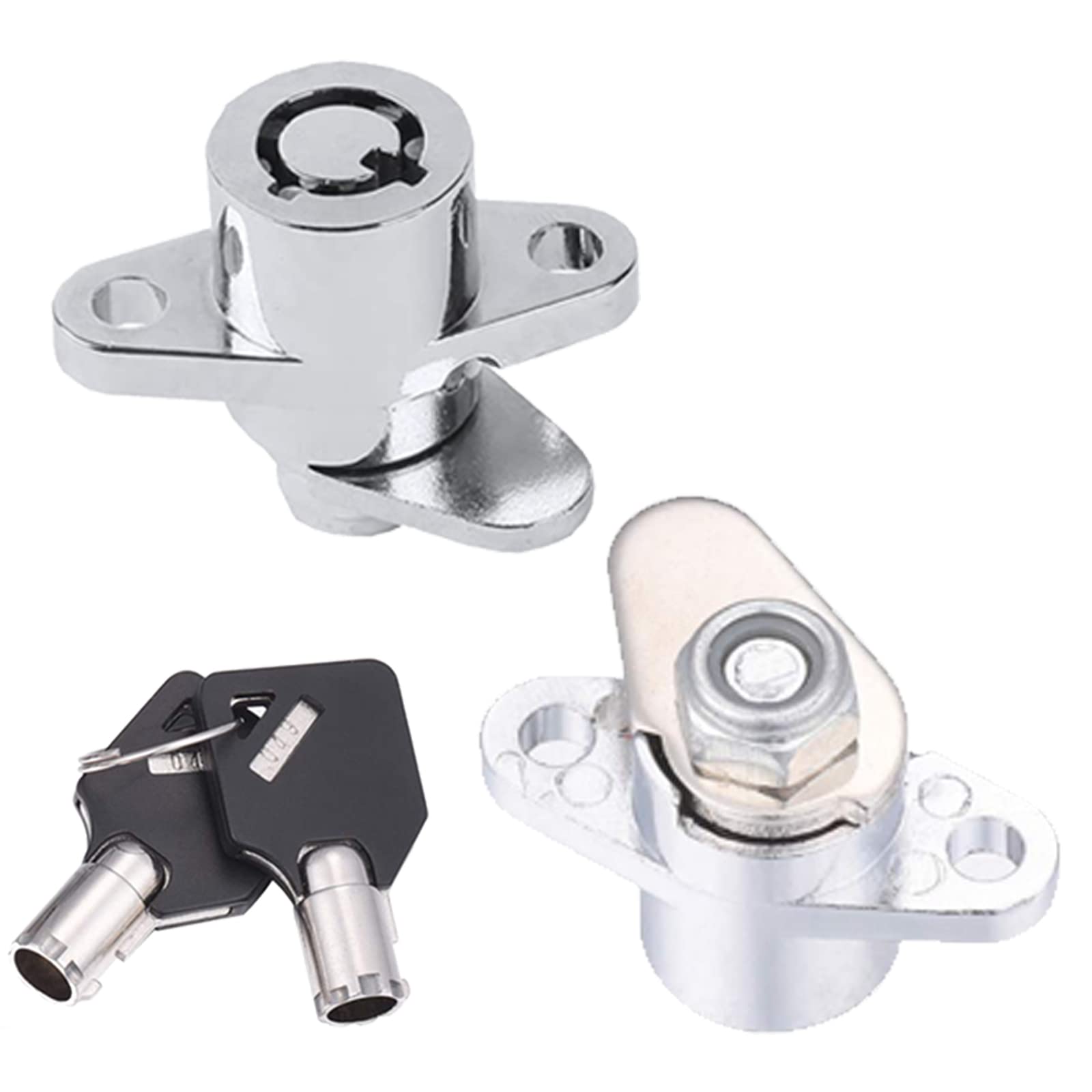 Tcmi 2 Keys Hard Saddlebag Locks Fits For Harley Davidson Touring Electra Street Glide Road King Glide 1993-2013