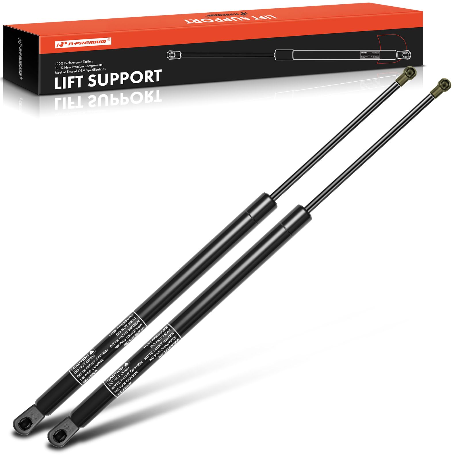 A-Premium Rear Tailgate Hatch Lift Supports Shock Struts Compatible With Jeep Cherokee Xj 1995-1996 2-Pc Set