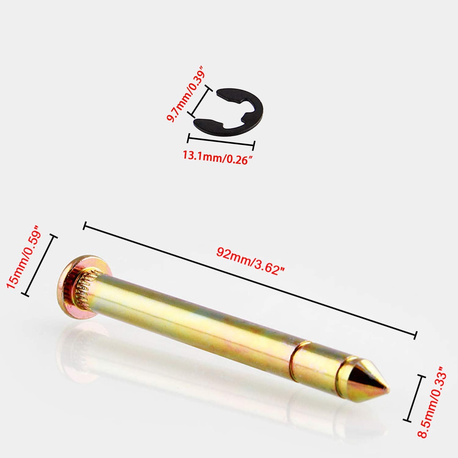 Door Hinge Pin And Bushing Kit Hinge With Pin Ledaut Replacement For Ford F150-F350 Bronco Suv