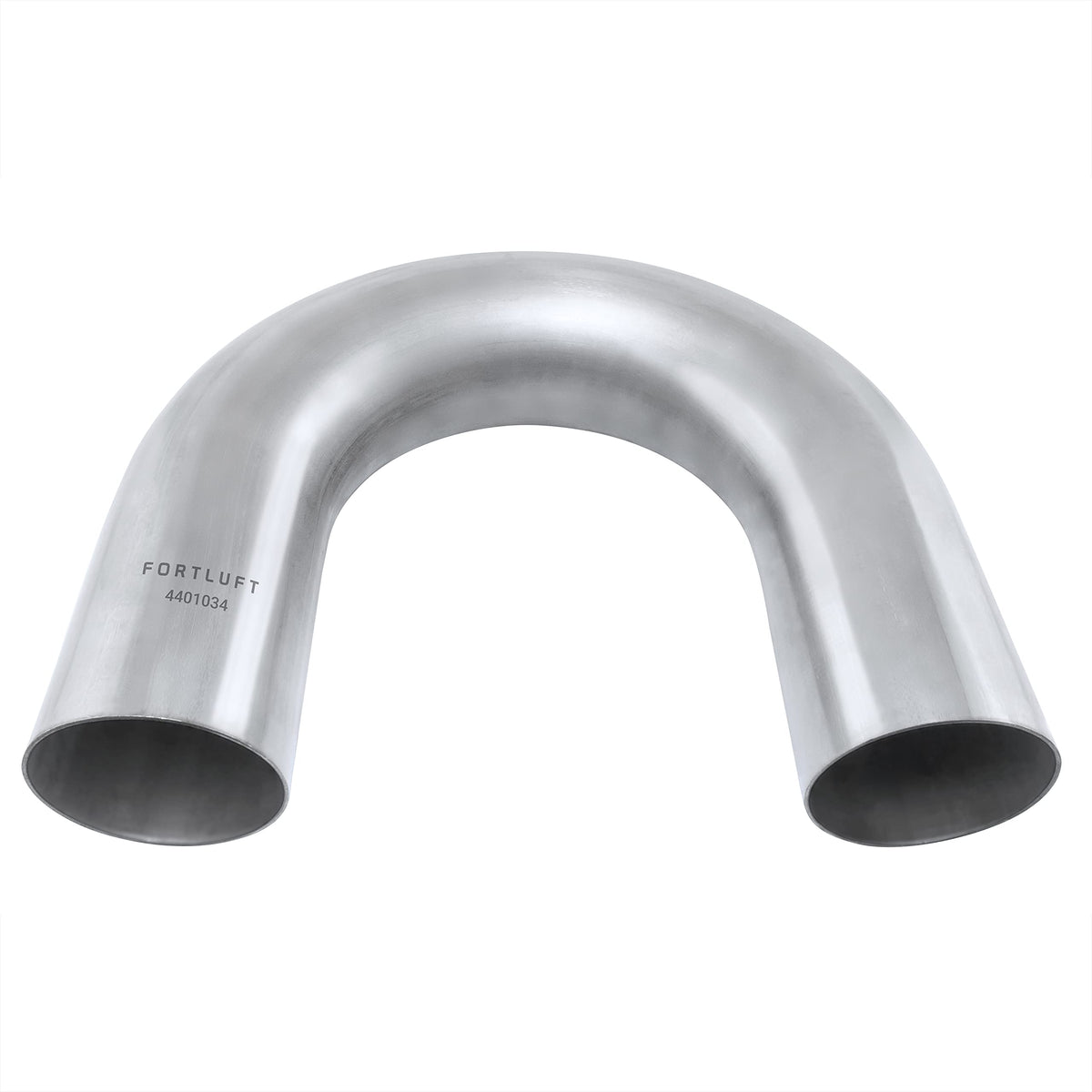 Fortluft Universal Mandrel Exhaust Bend Pipe & Elbow Stainless Steel (Bend Pipe 180 Degree, 3.00''/76Mm)