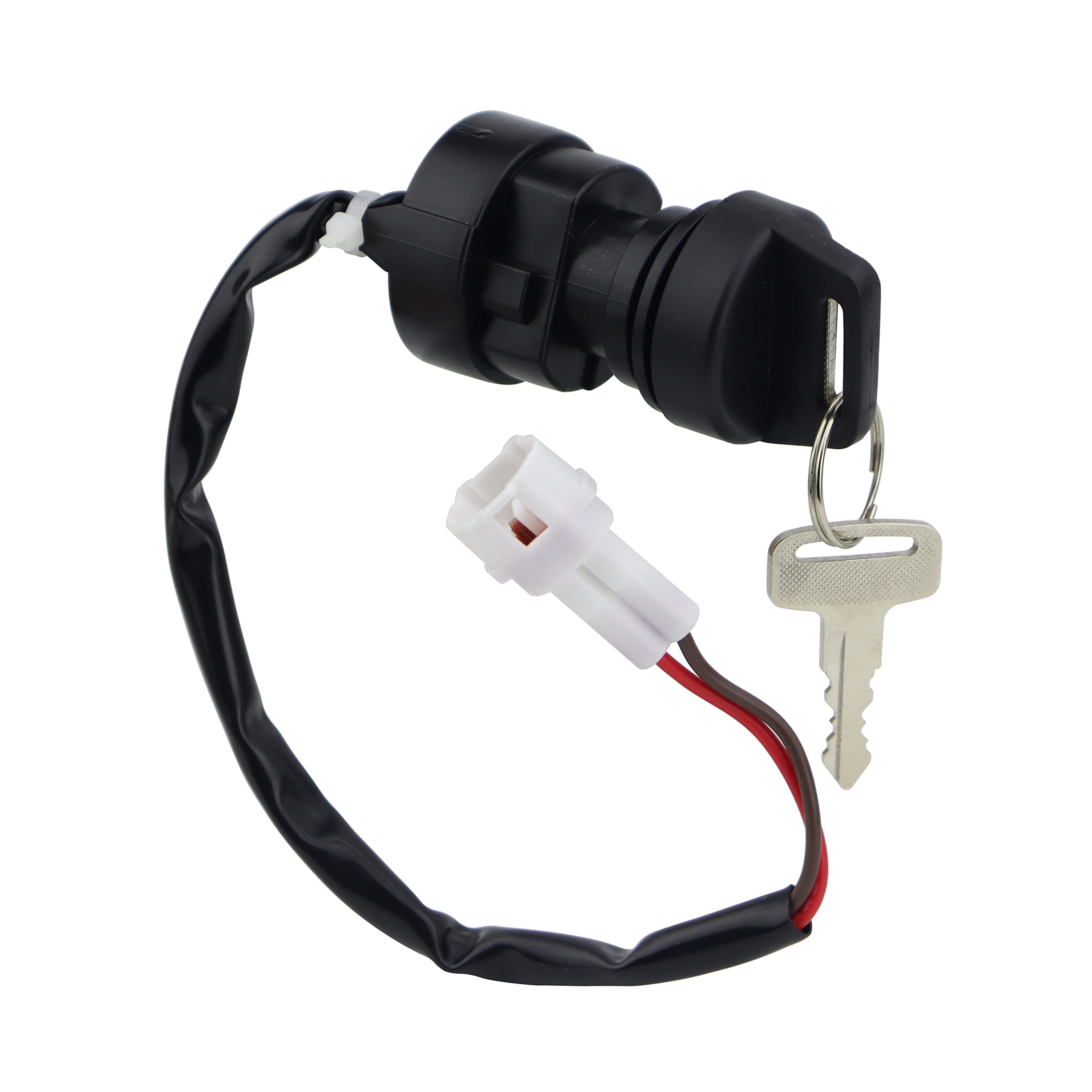 Hity Motor Ignition Key Switch for YFM350 YFZ350 Yamaha Raptor 350 2004-2013 Banshee 350 2002-2006 Warrior 350 2002-2004 Wolveri