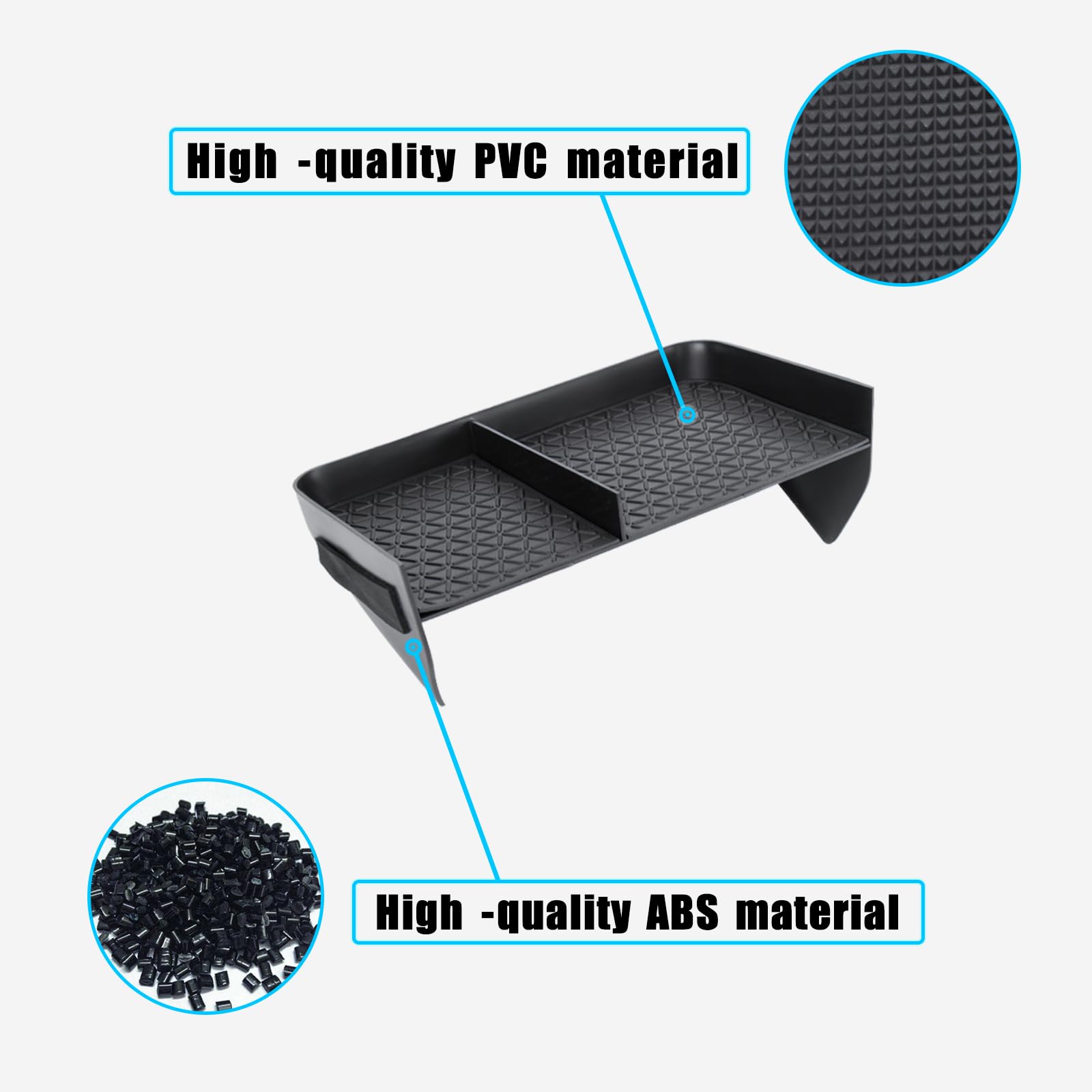 Neepiar Center Console Organizer Compatible With Toyota Rav4 2024 2023-2019 Gear Shift Storage Tray Insert Divider Slot Box Seco