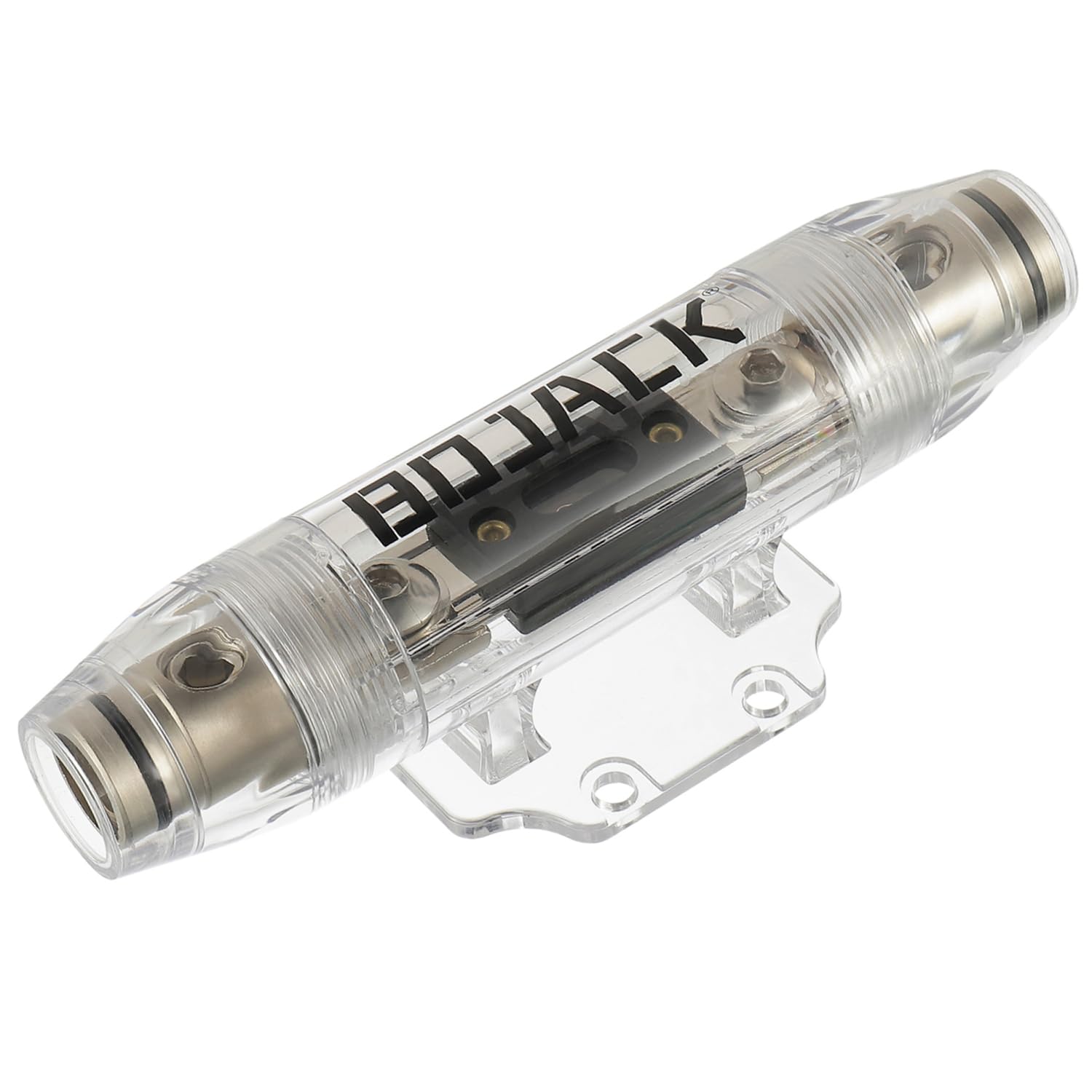 BOJACK ANL Fuse Holder with 200 Amp Fuse,Secure in-Line Installation for 0/2/4 AWG 0, 2, 4 Gauge Wires Fuse Holder 200A