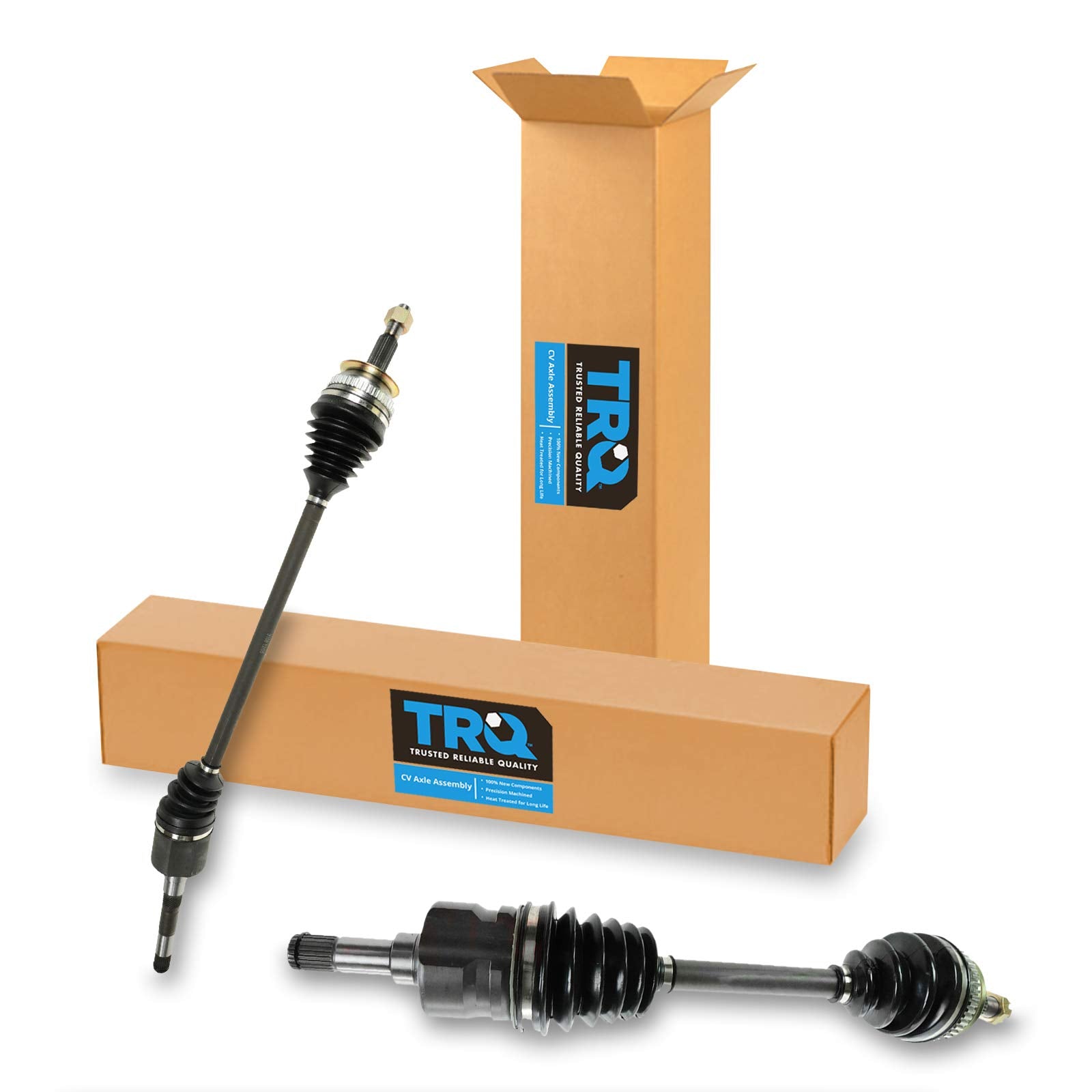 Trq Front Cv Axle Shaft Assembly Set Driver & Passenger Side Compatible With 1996-2007 Chrysler Town & Country 2000-2003 Voyager