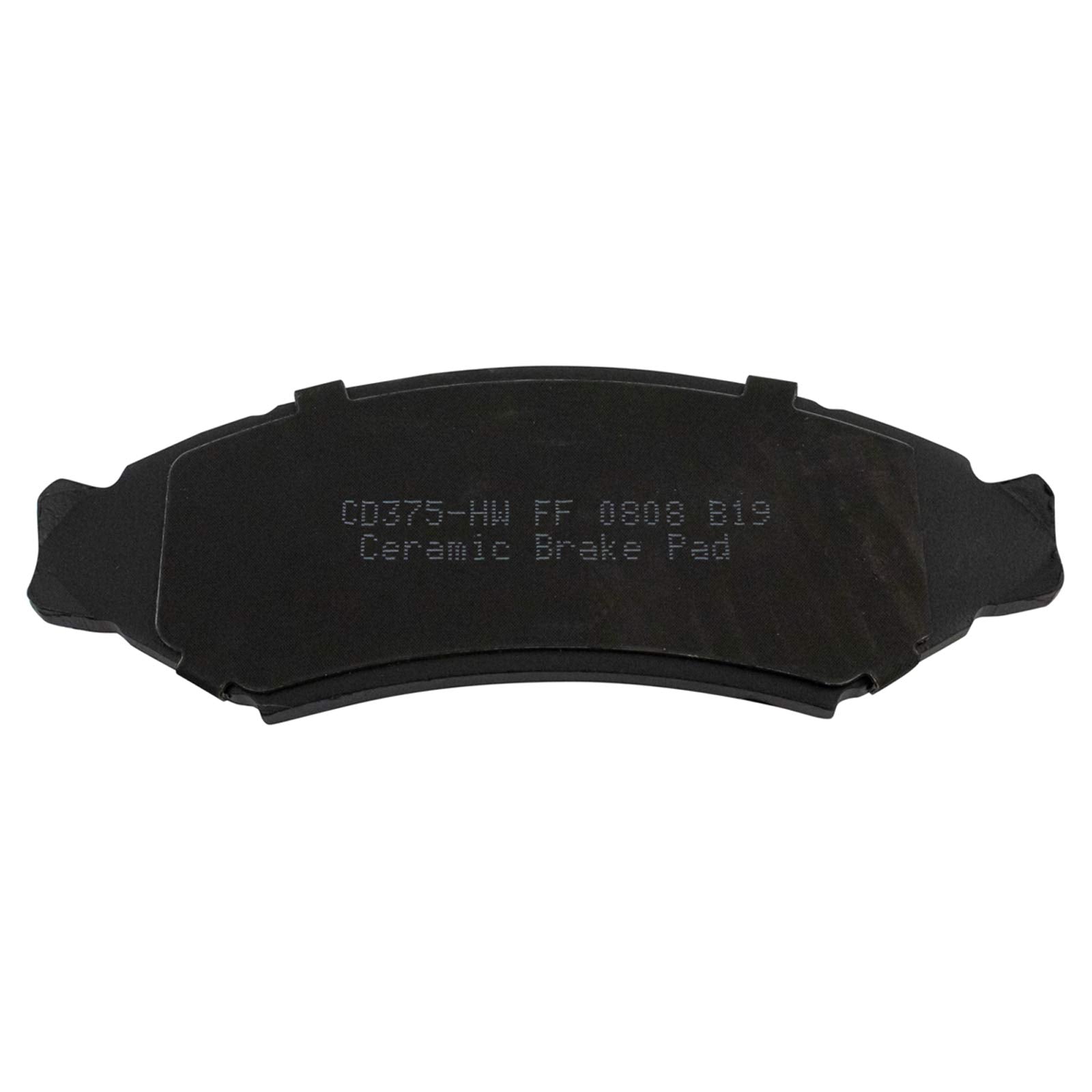 TRQ Front Brake Pads Ceramic Compatible with 1987-1993 Ford Bronco E-150 Econoline E-150 Econoline Club Wagon 1986-1993 F-150