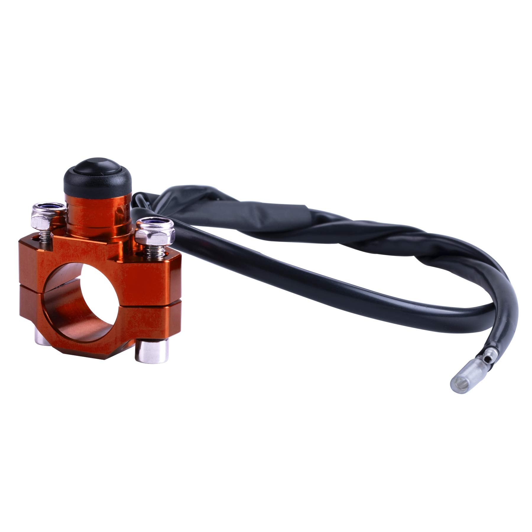 Oraevy Cnc Universal Motorcycle Engine Stop Start Kill Switch Button With Mounting Backplate Compatible With Sx Exc Xcf Duke Lc4