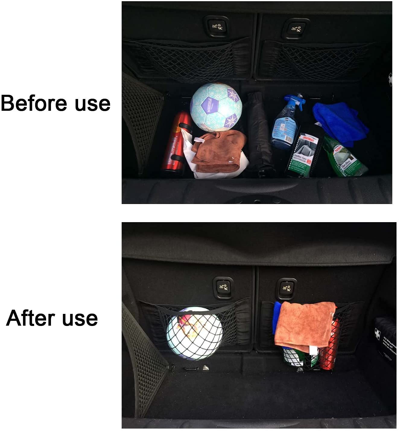 Universal Mesh Cargo Net Car Storage Net Wall Sticker Organizer Pouch Bag Storage Mesh Net For Car Trunk Storage Add On Organize