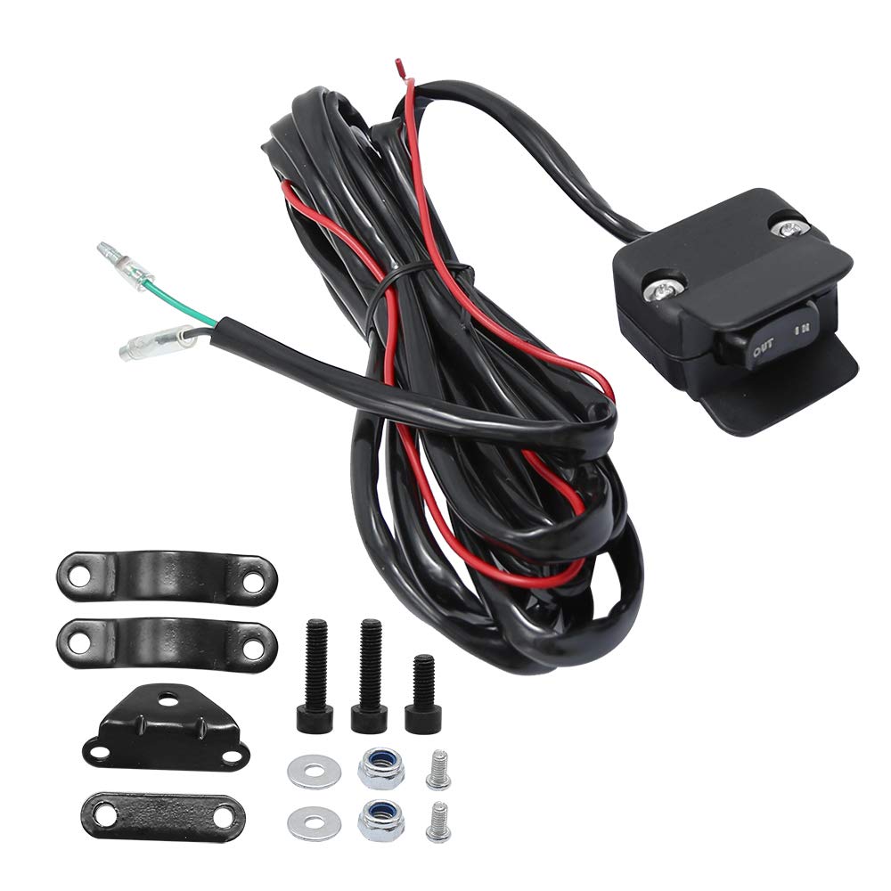 Heavy Duty Handlebar Control Line Winch Rocker Switch Handlebar Control Warn Accessories for ATV/UTV 3 Meter