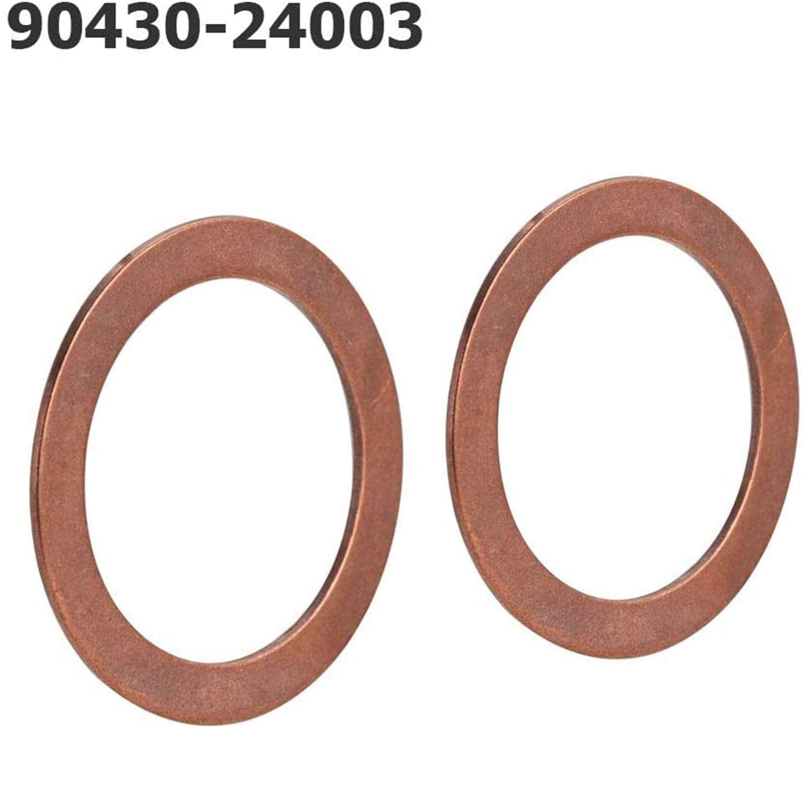12157-10010 90430-24003 90430-18008 Differential and Transmission/Transfer Case Drain Plug Crush Washers Gaskets Compatible with