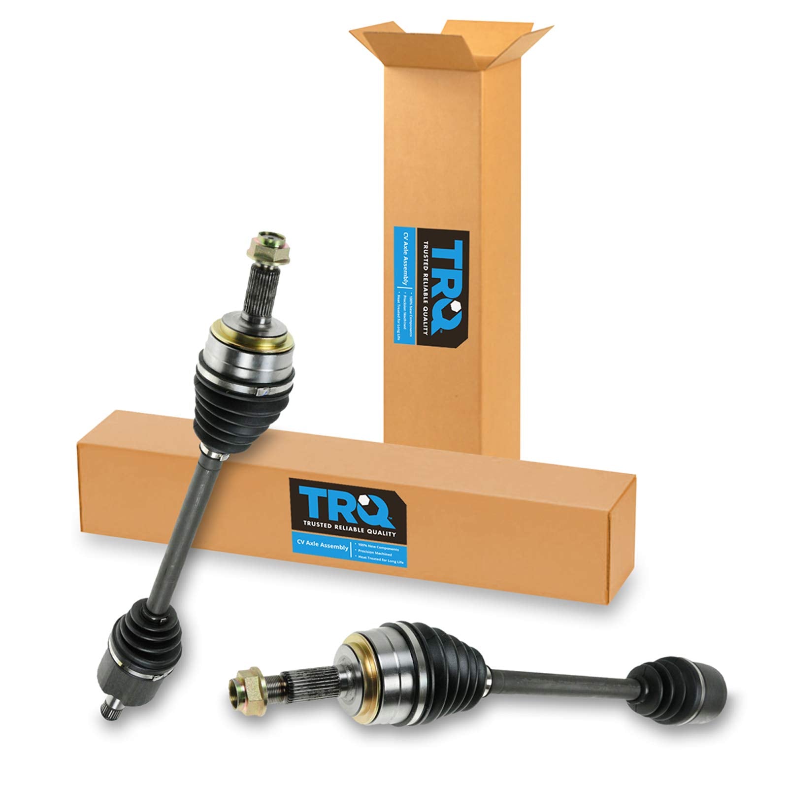 Trq Front Cv Axle Shaft Assembly Set Compatible With 2007-2010 Honda Odyssey 2006-2014 Ridgeline