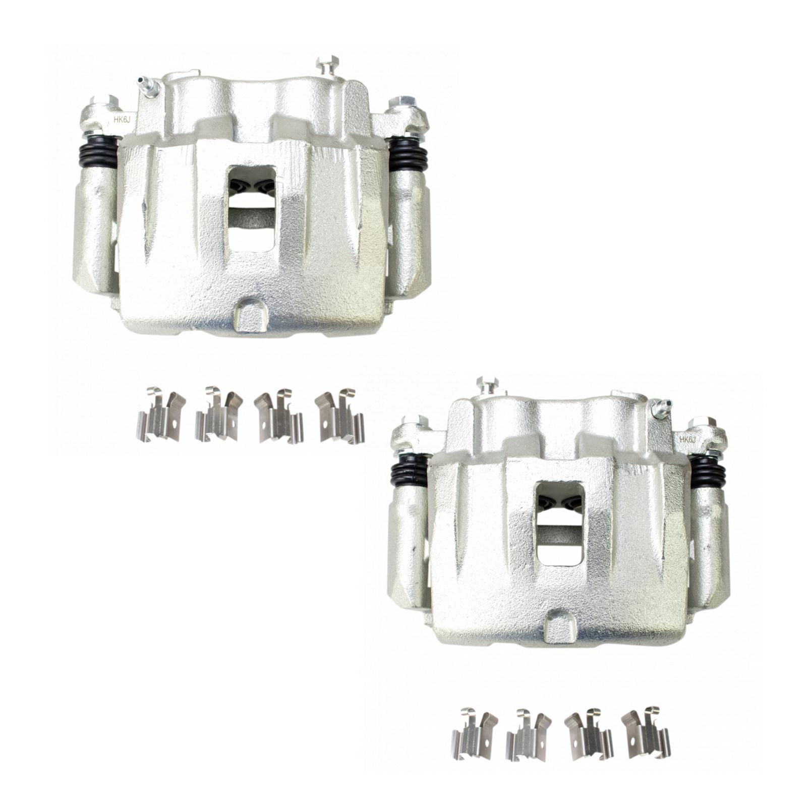Trq Front Brake Caliper Set Compatible With 1999-2004 Jeep Grand Cherokee
