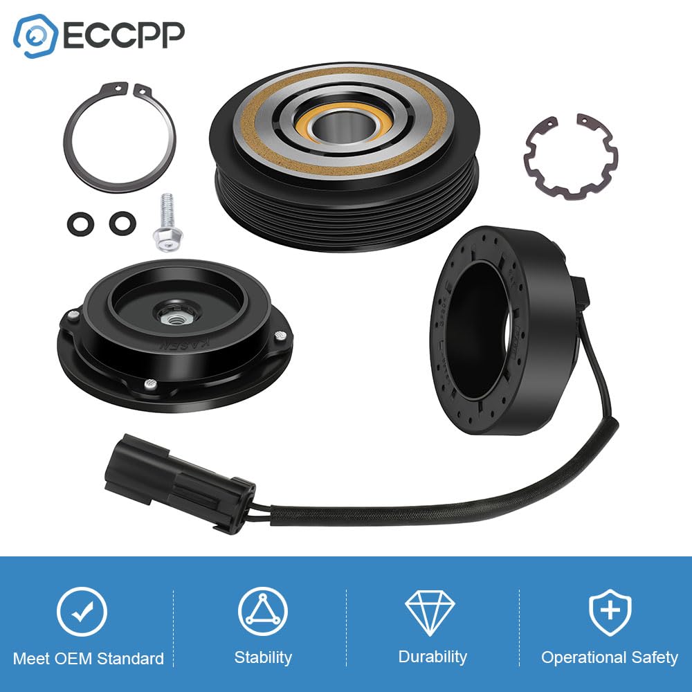 Eccpp A/C Compressor Clutch 1999-2004 Fit For Jeep Grand For Cherokee 4.0L Ac Clutch Kit