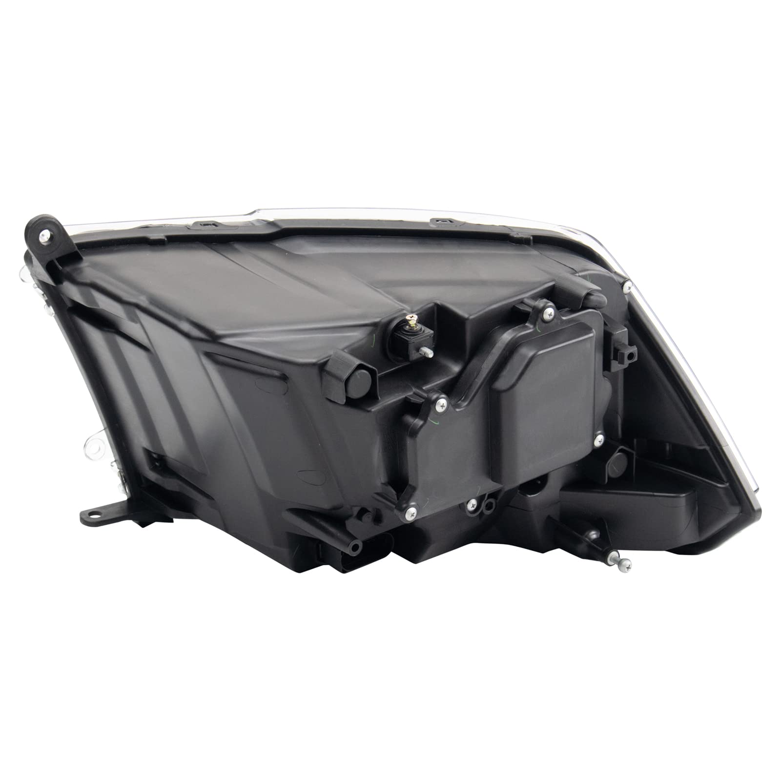 Trq Performance Projector Headlight Set Black Led Bar For 2009-2022 Dodge Ram 1500 2500 3500 Truck