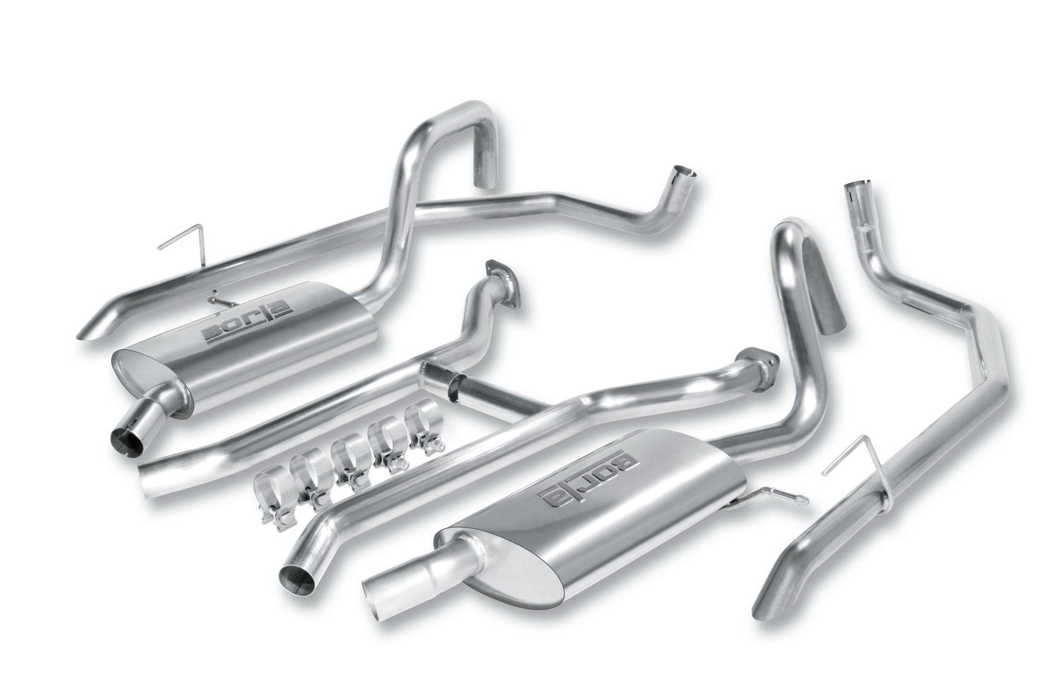 BORLA 140360 Cat-Back Performance Exhaust System for 2003-2011 Ford Crown Victoria 4.6L V8 Automatic Transmission.