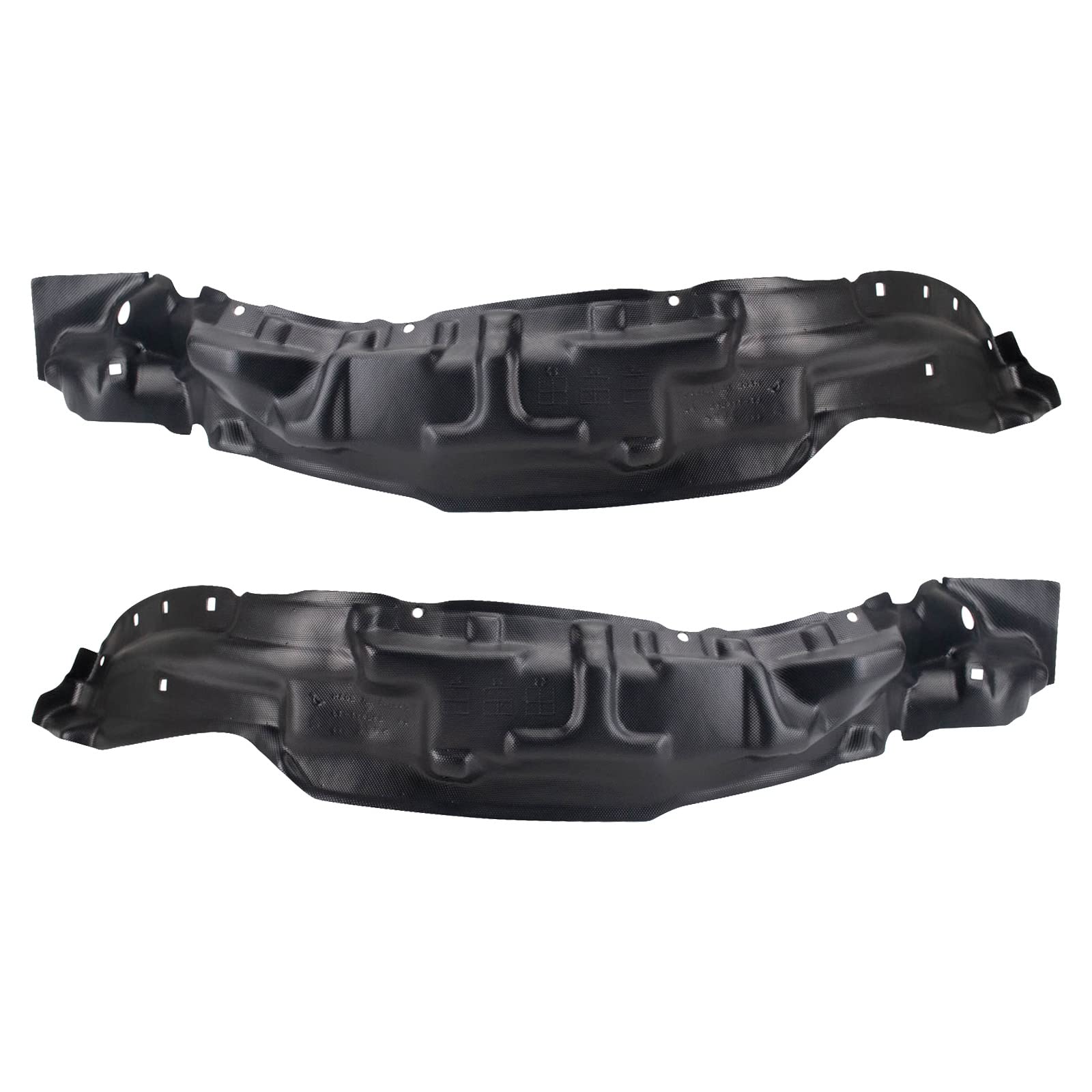 Trq Front Inner Fender Liner Set Compatible With 1995-2000 Toyota Tacoma To1248111 To1249111