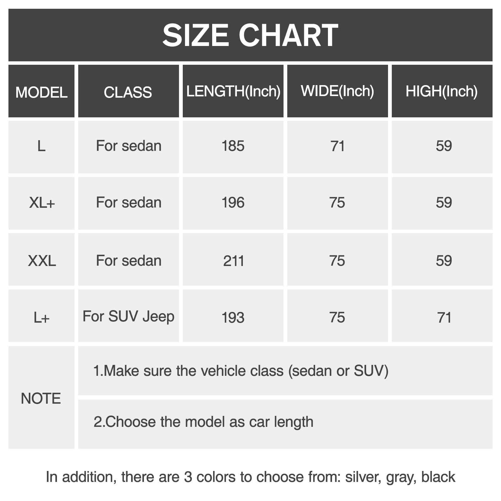 Car Cover Waterproof All Weather, 6 Layers Xxl Full Exterior Covers With Zipper Cotton, Mirror Pocket. Outdoor Car Cover Uv Snow