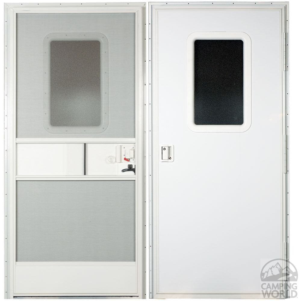 AP Products 015217716 RV Square Entrance Door  26 x 70, Polar White