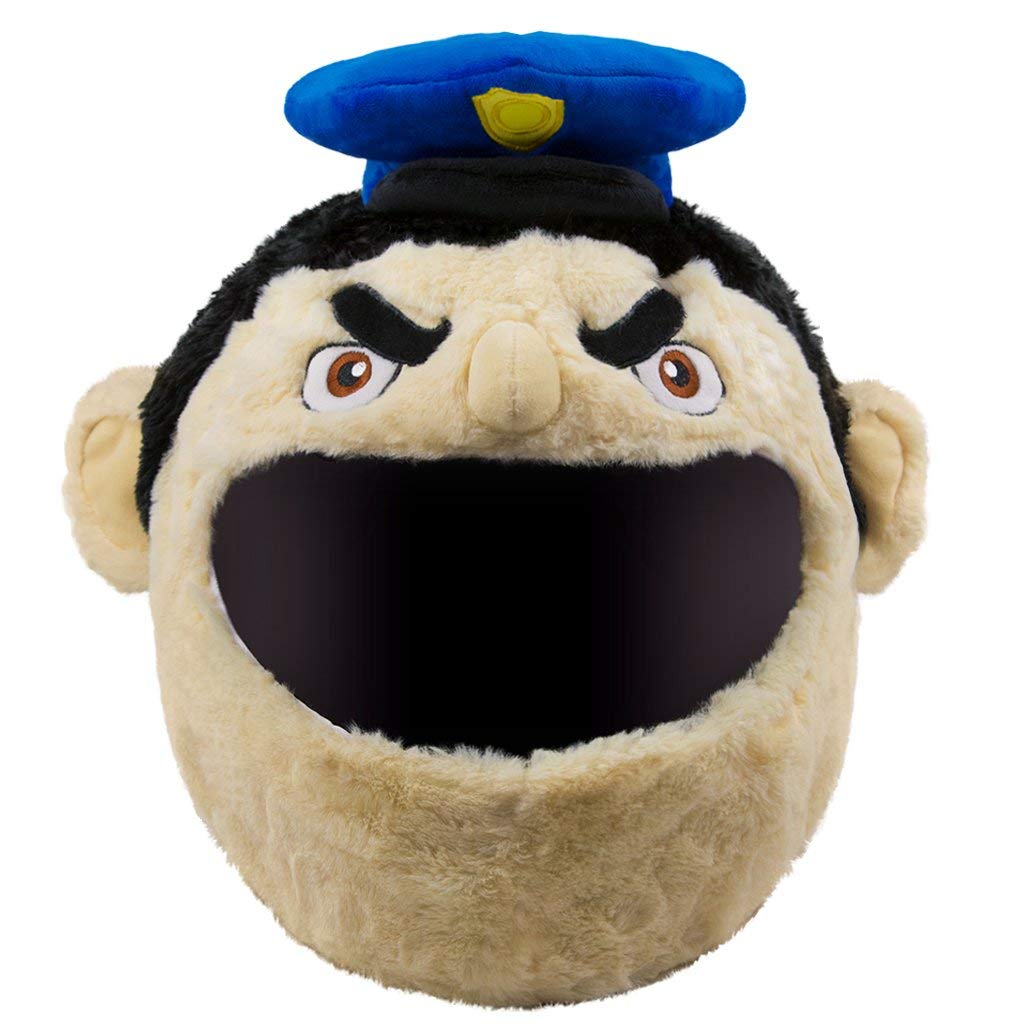 Moto Loot Helmet Cover For Motorcycle Helmet, Fun Rides And Gifts (Cover Only. Helmet Not Included) - Policeman