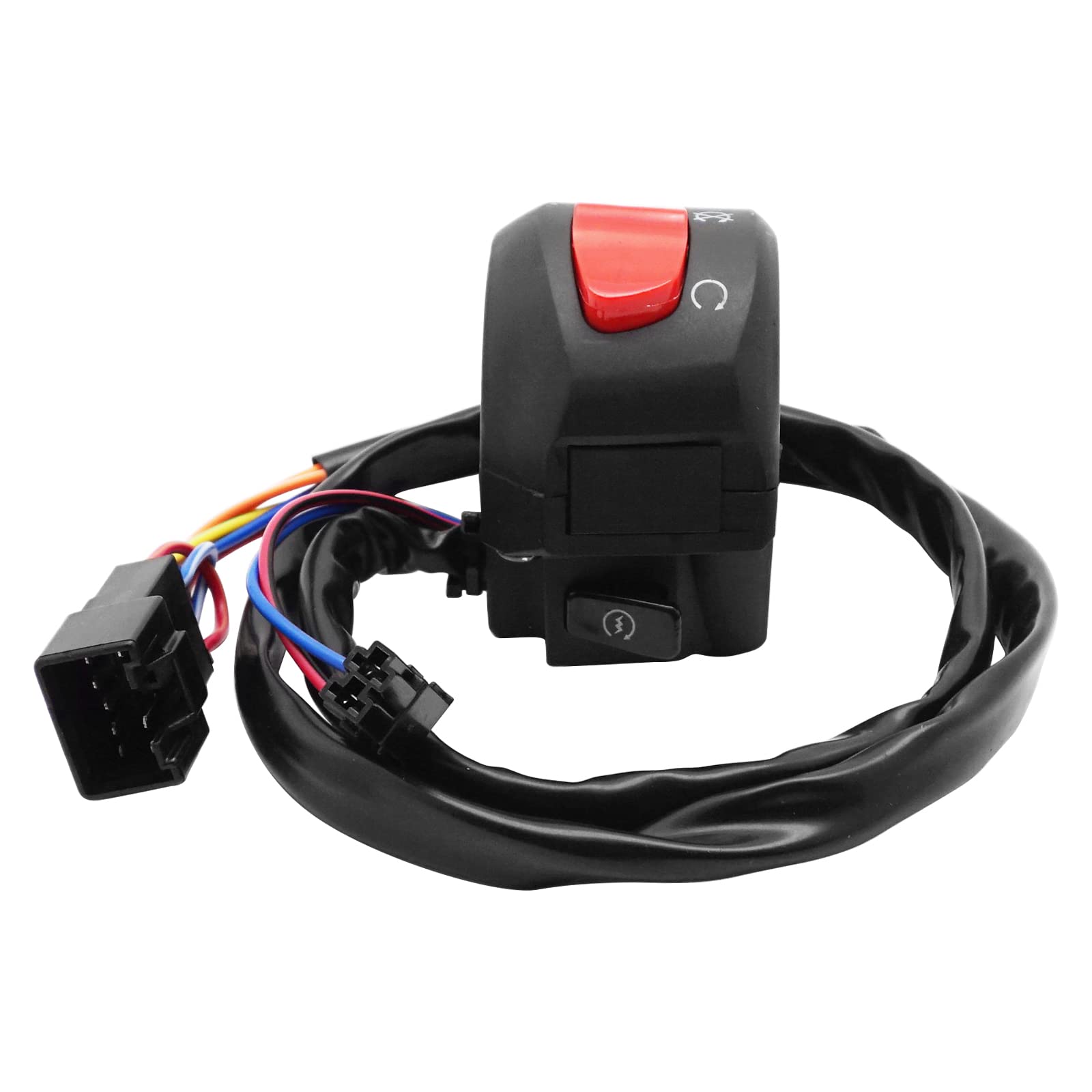 M Mati Handlebar Control Switch Start Kill Stop Button For Suzuki Sv650 Gsxr600 Gsxr750 Bandit 1200 600 Katana 600 750 Hayabusa 1300 Tl1000 Gz250 Gsx1300R Gsx750F Gsx600F Gsf1200 Gsf600 37200-33E31