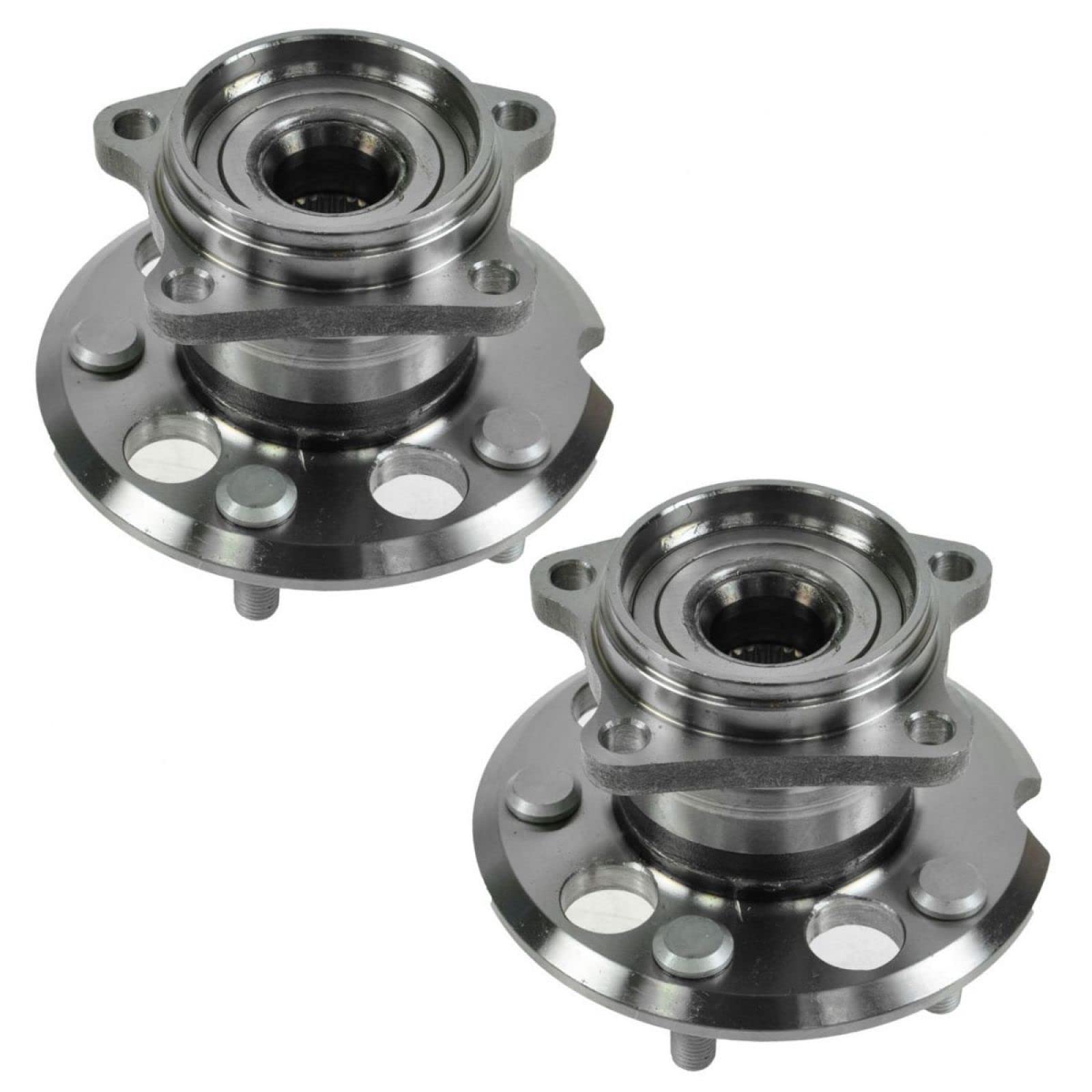 Trq Rear Wheel Hub Bearings Assembly Set Compatible With 2001 Hyundai Xg300 2002-2005 Xg350