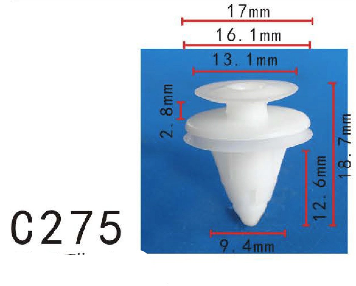 Autobahn88 Retainer Clip For Trunk Trim Molding, Compatible With Nissan (Oem: 849150W000) (Pack Of 20)
