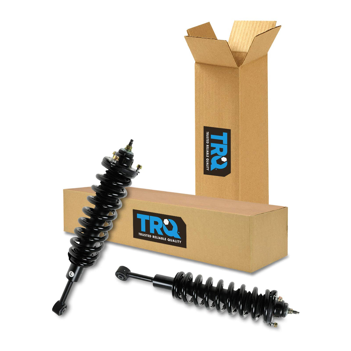 Trq Front Strut & Coil Spring Assembly Set Driver & Passenger Sides Compatible With 03-23 Toyota 4Runner 07-14 Fj Cruiser 05-15 