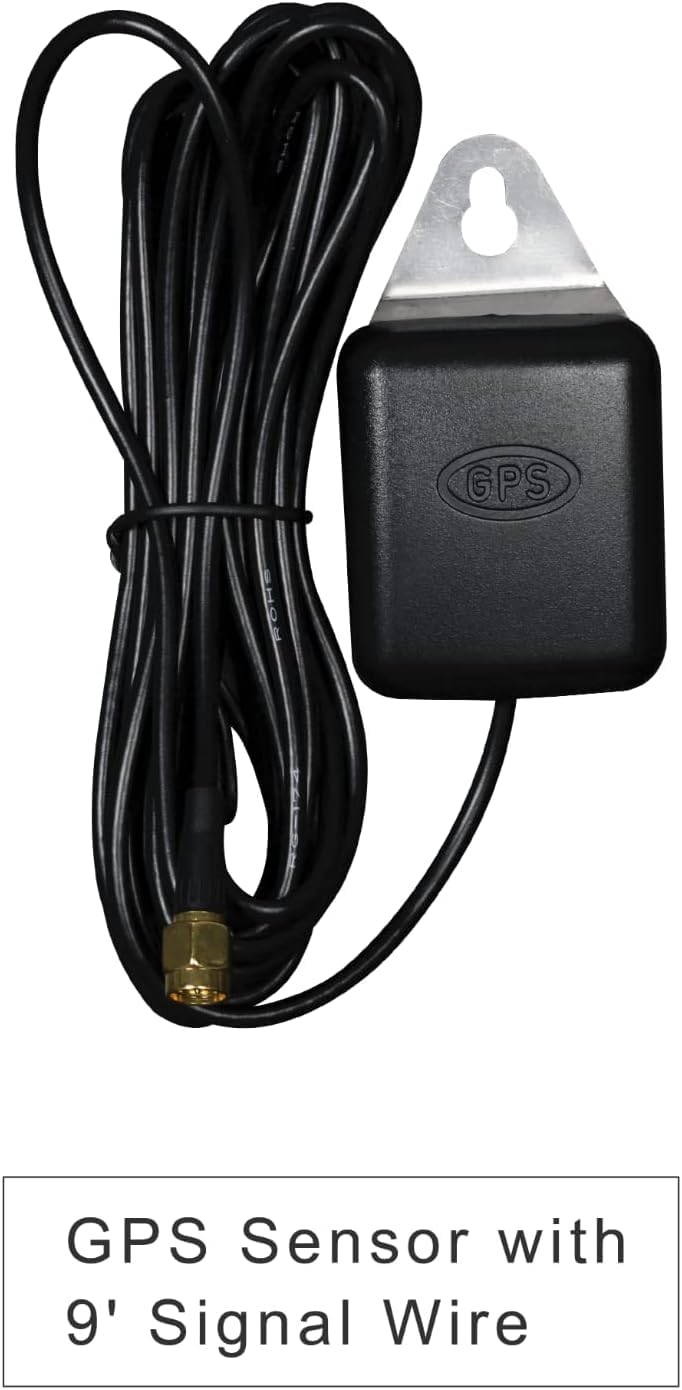 MOTOR METER RACING GPS Speedometer Tachometer 110mm 120 MPH Black Waterproof 2 in 1 for Car Truck