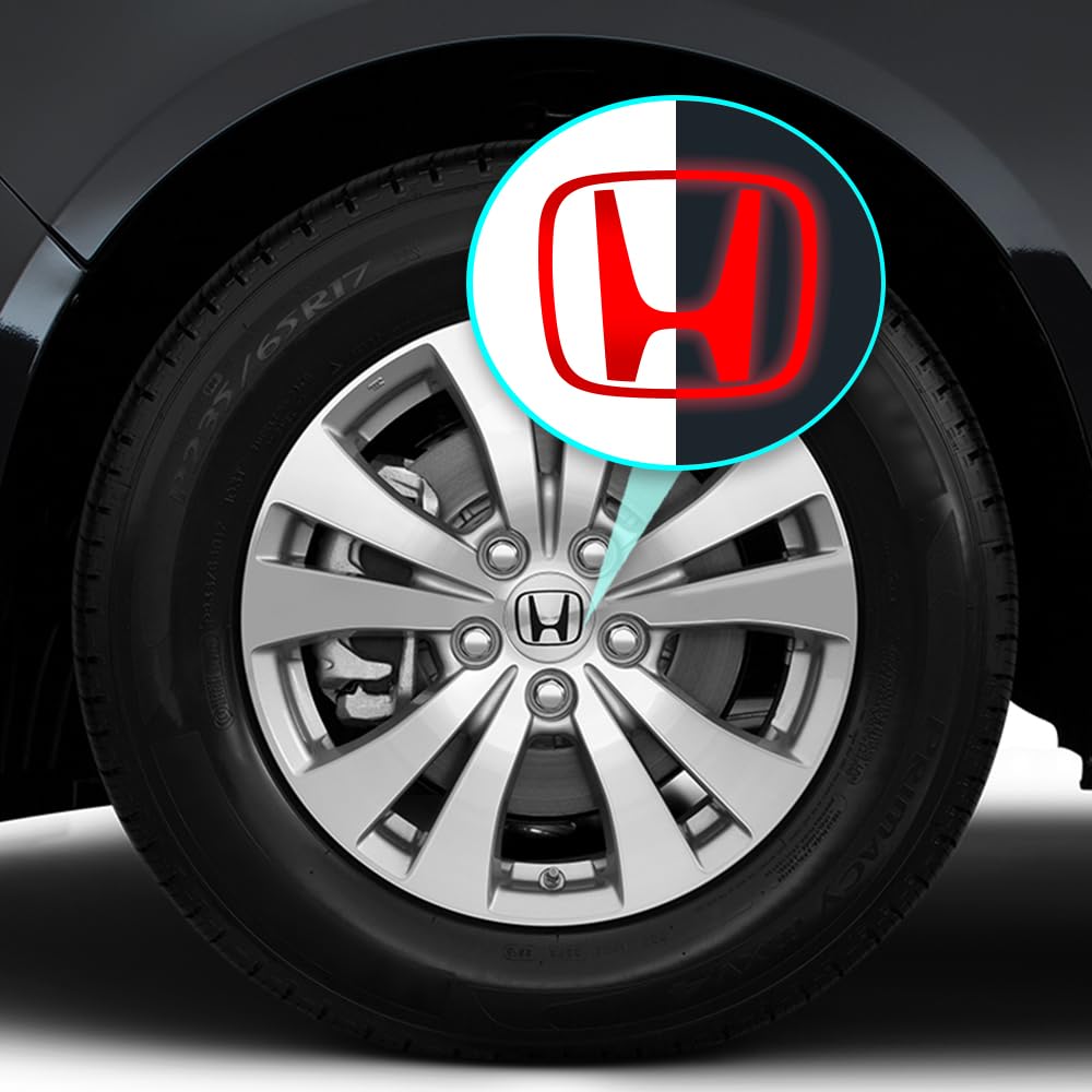 IPG Decal Made for Civic Accord CRV VTEC Si Logo Cap Inner or Outer Stckers Dcals (Center Cap:2.25) (4 Units) (Reflective Seri