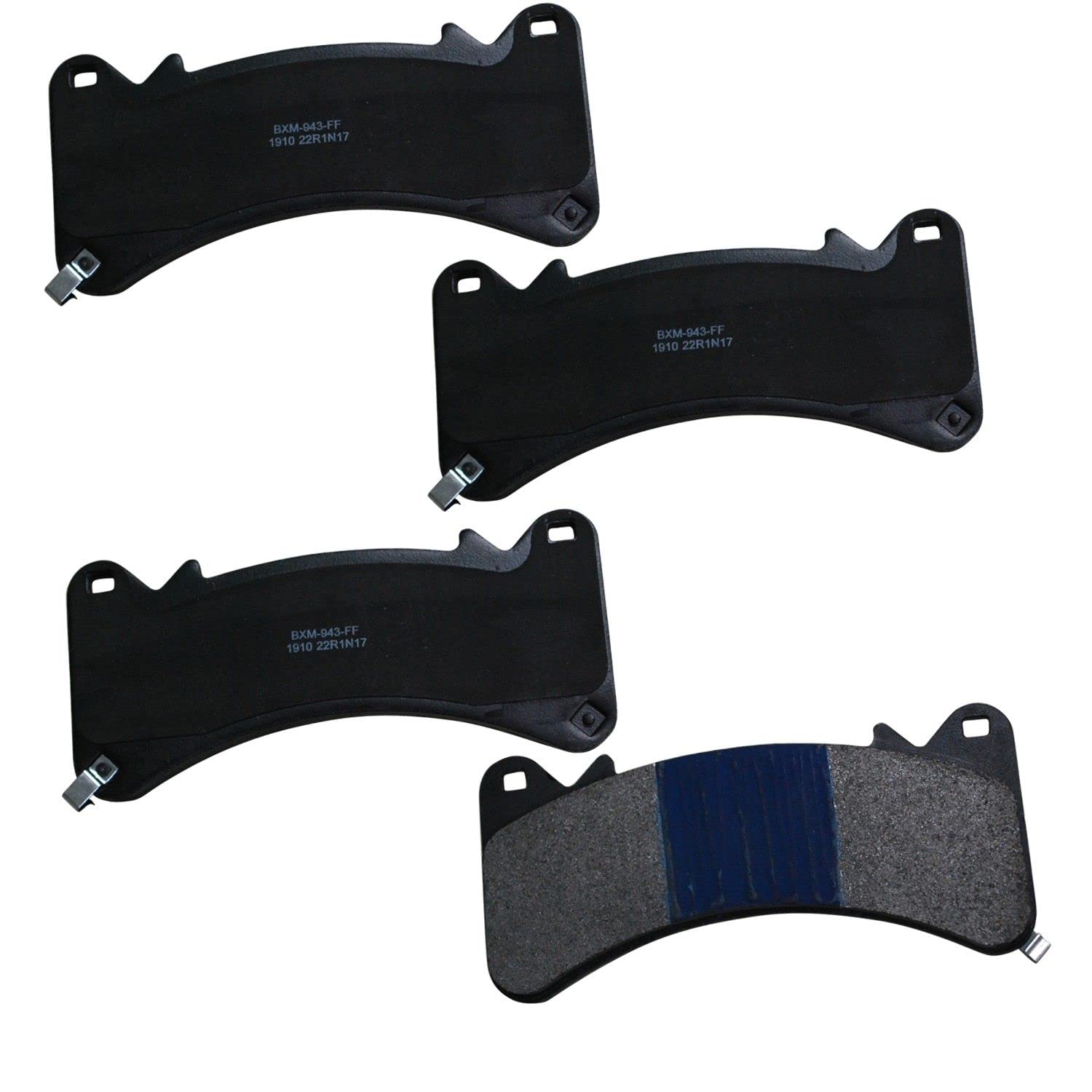 Bendix Premium Sbm1910 Semi-Metallic Front Brake Pads For Chevrolet Tahoe 2016, Gmc Yukon 2016