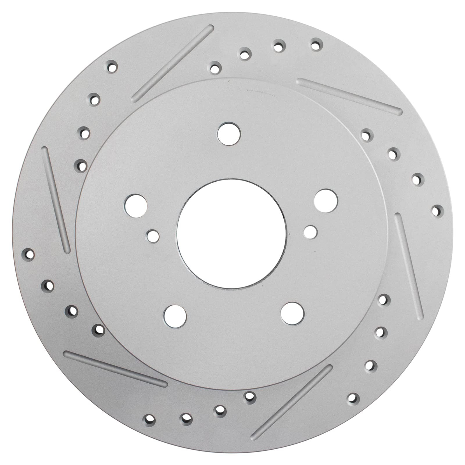 Trq Rear Performance Brake Rotors Set Premium G-Coated Compatible With 2007-2013 Suzuki Sx4