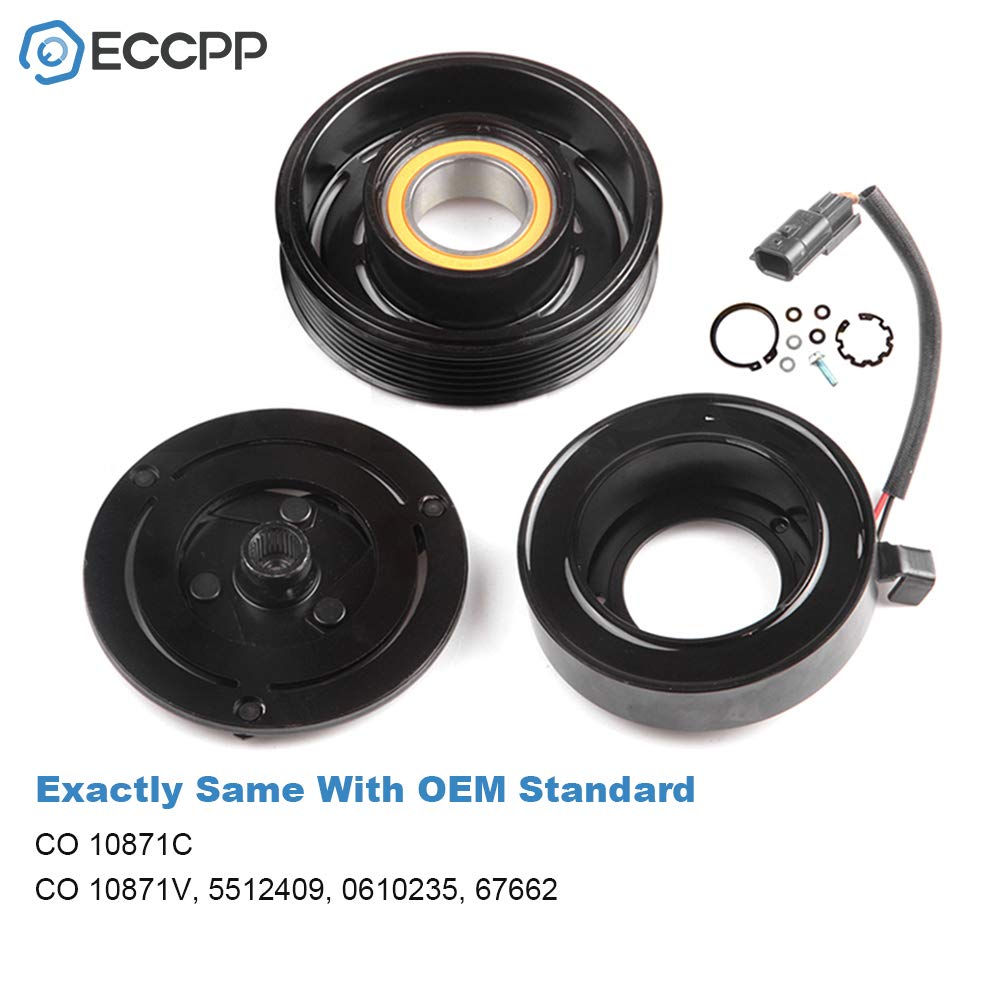 Eccpp A/C Compressor Clutch 2007-2012 For Nissan Sentra 2.0L Ac Clutch