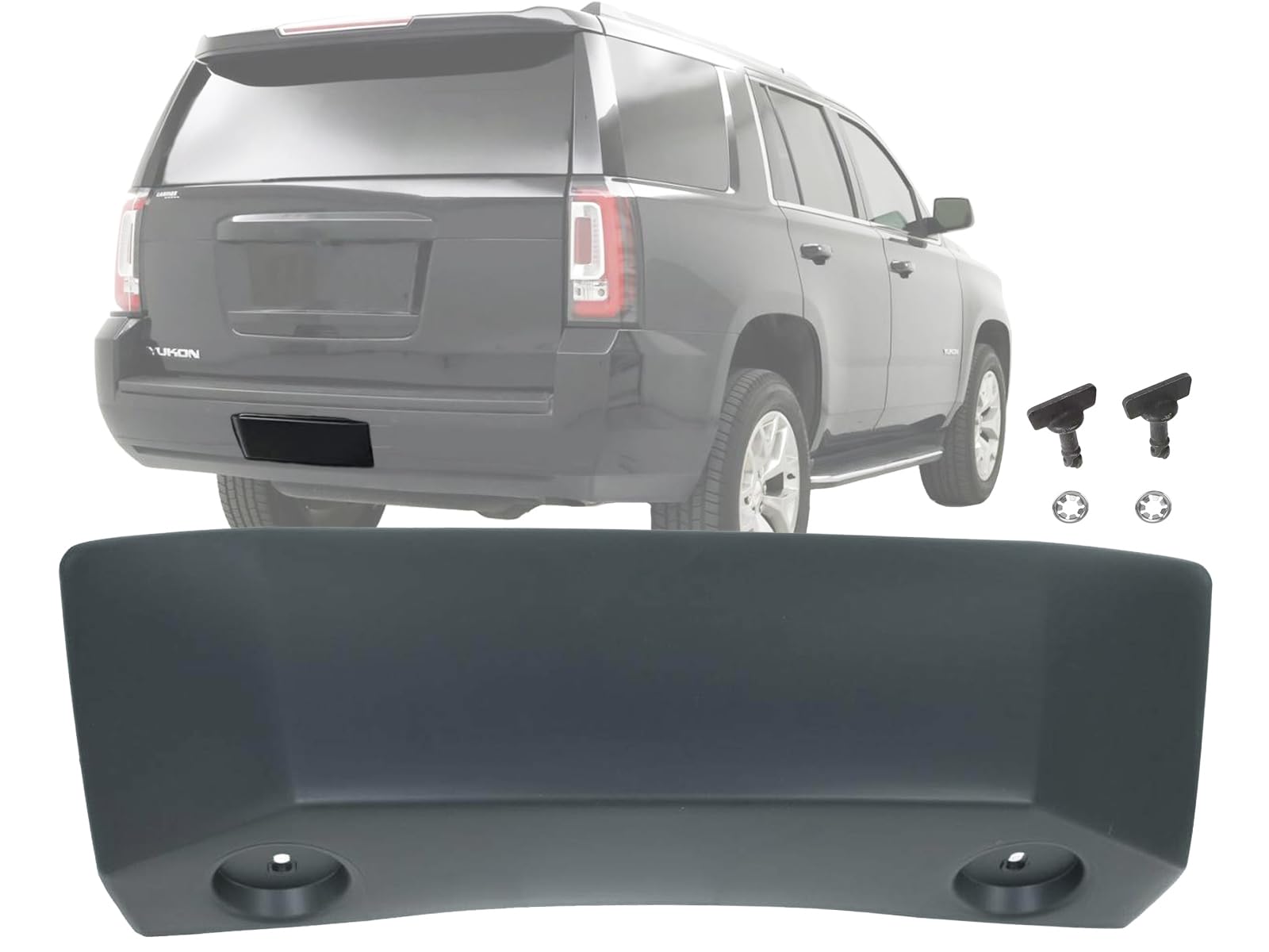 APA Replacement Rear Trailer Hitch Cover for 2015 2016 2017 2018 2019 2020 Yukon Denali Yukon XL with Hardware Included Paint to