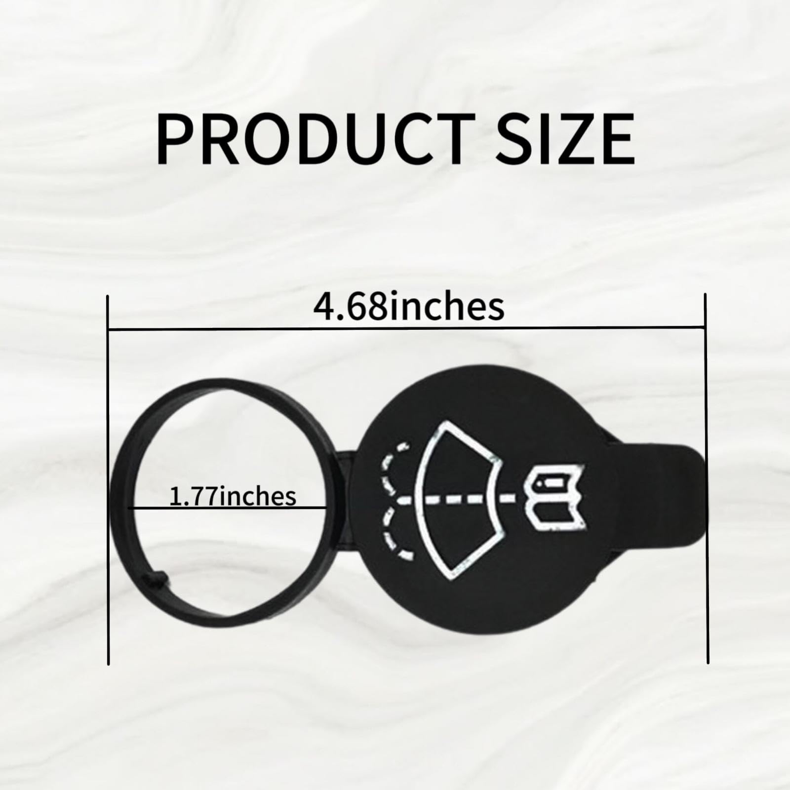 OEMASSIVE Windshield Wiper Washer Fluid Reservoir Tank Bottle Cap, Car Washer Fluid Cap Compatible with GMC Cadillac Chevrolet B