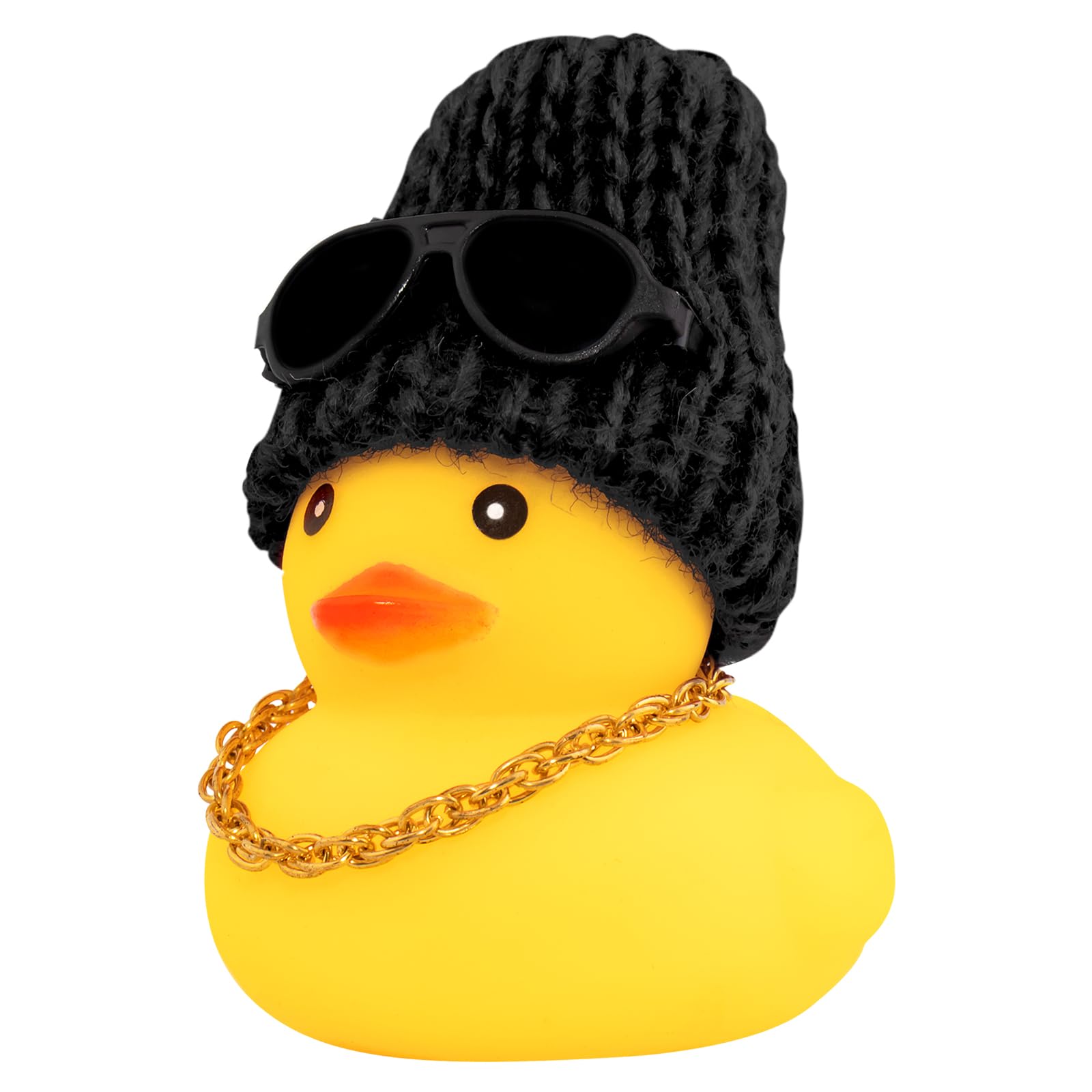 Wonuu Rubber Duck Car Ornaments Yellow Duck Car Dashboard Decorations With Propeller Helmet For Christmas Decor And Home Decorat