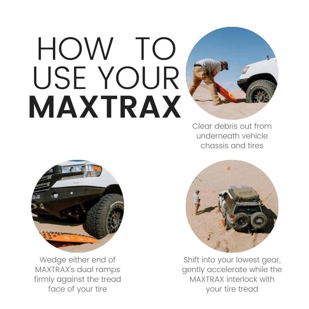 Maxtrax Mkii Safety Orange Vehicle Recovery Board
