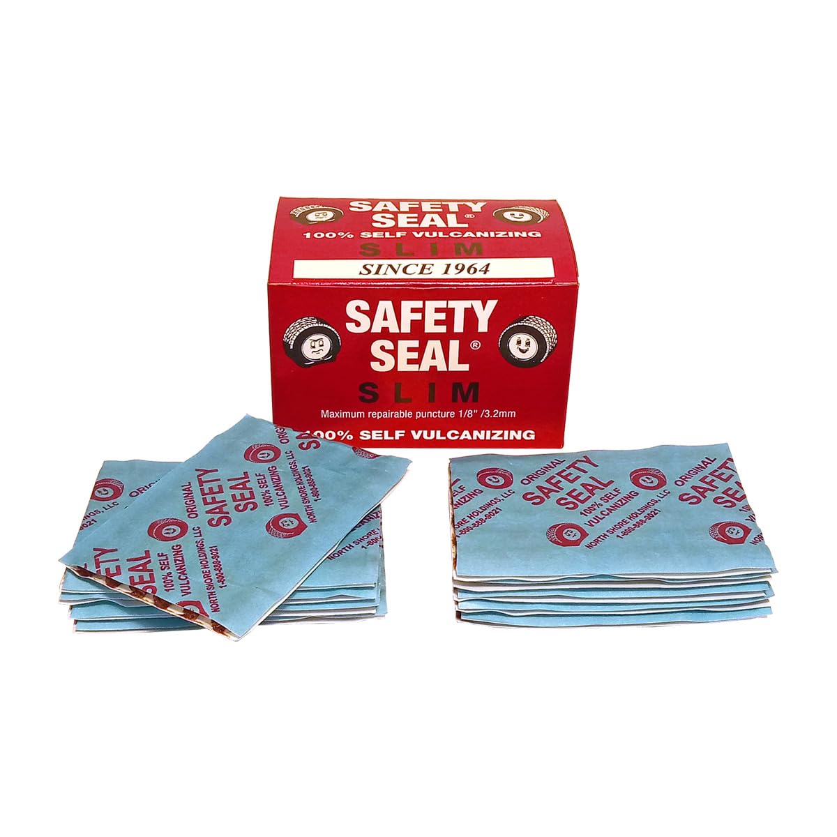 Safety Seal Tire Repair Refill - 60 Slim Repairs (4), Tubeless Tire Plug Refills
