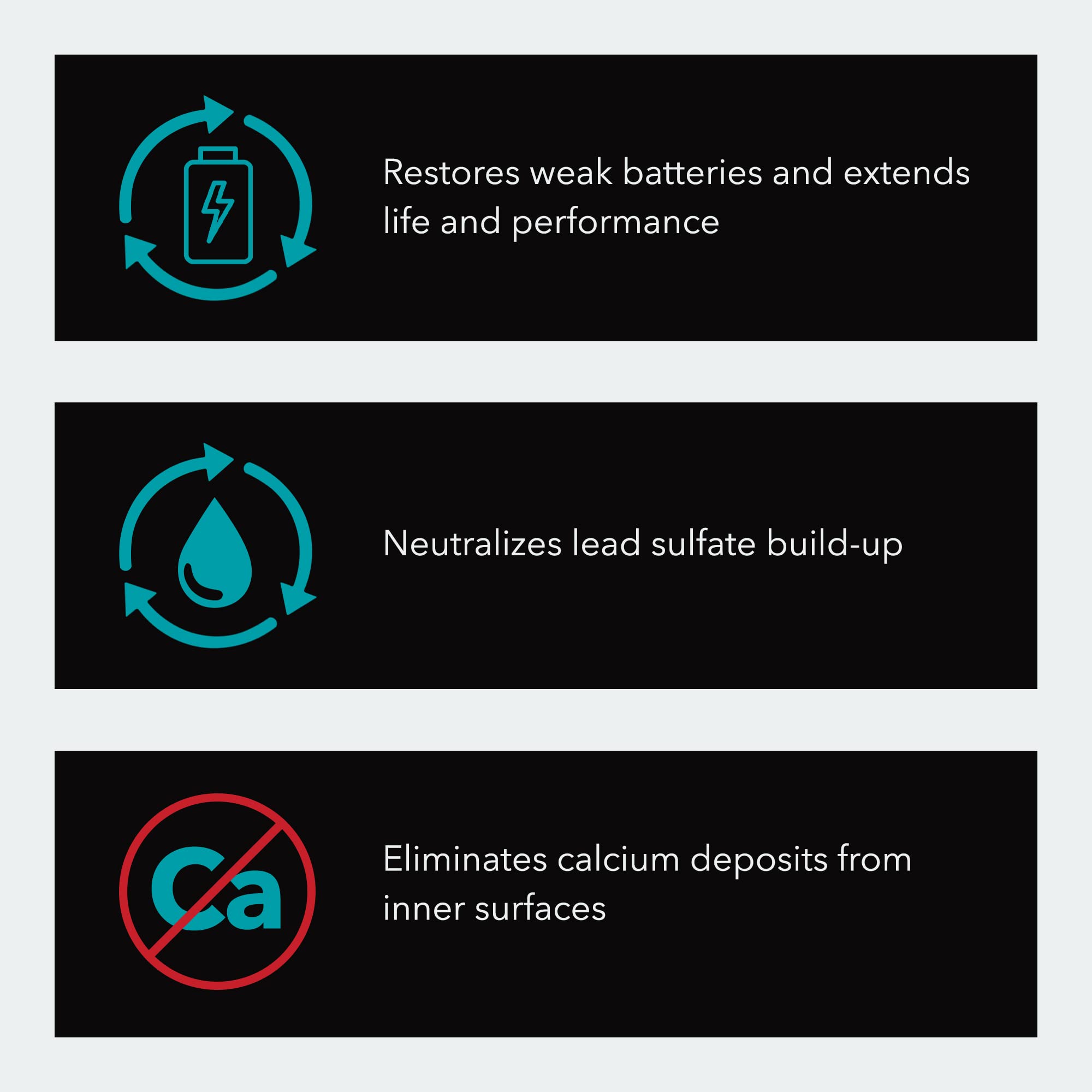 Solder-It Charge-It Battery Additive Heavy-Duty Concentrate (2 Fl Oz) | Battery Desulfator And Reactivator For Motorcycle, Golf