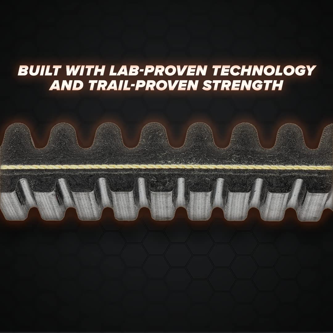 Superatv Heavy Duty World'S Best Cvt Drive Belt For 2014-2020 Polaris Rzr Xp 1000 / Rzr Xp4 1000 | Smooth Engagement | 400Hp Shock Load Rating | High Strength, Flexibility, And Heat Resistance