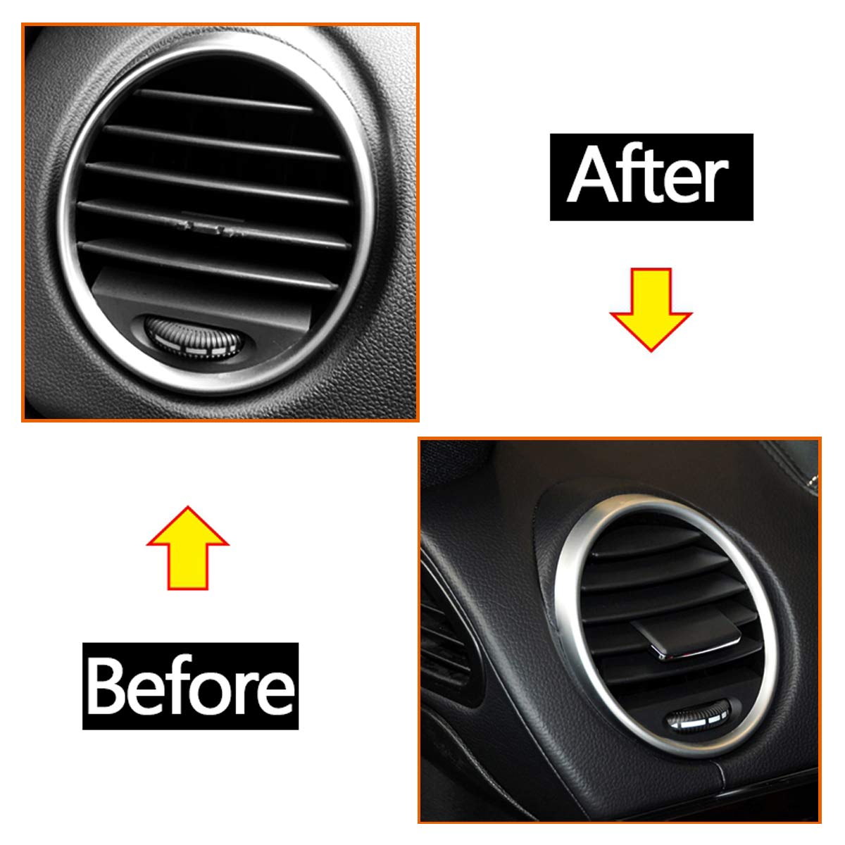Moonlinks Compatible With Mercedes Benz Front Center/Left/Right Air Vent Clips Outlet Tabs, Ac Vent Adjustment Buckle Repair For